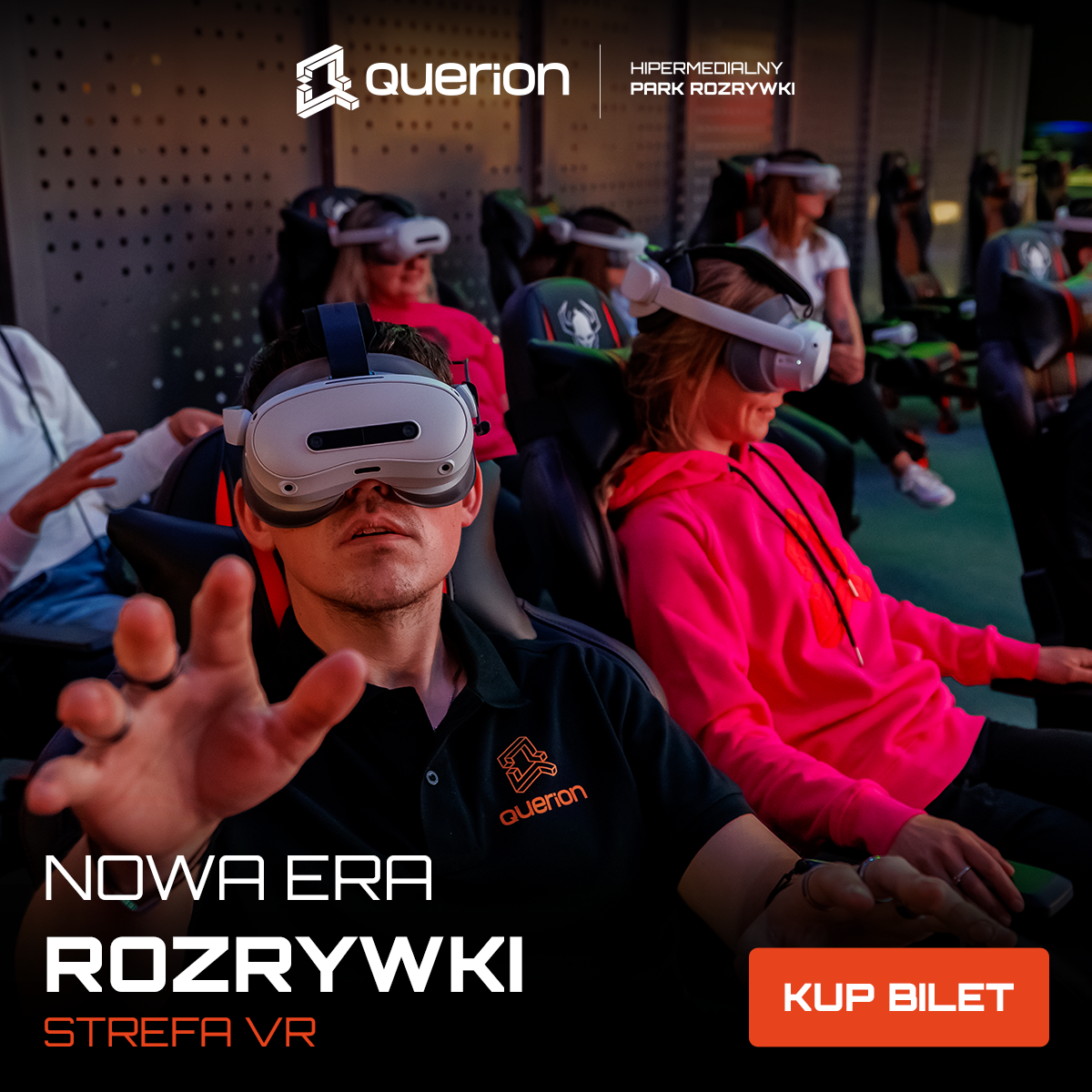 Querion - Hipermedialny Park Rozrywki Facebook ad from Jul 3, 2026