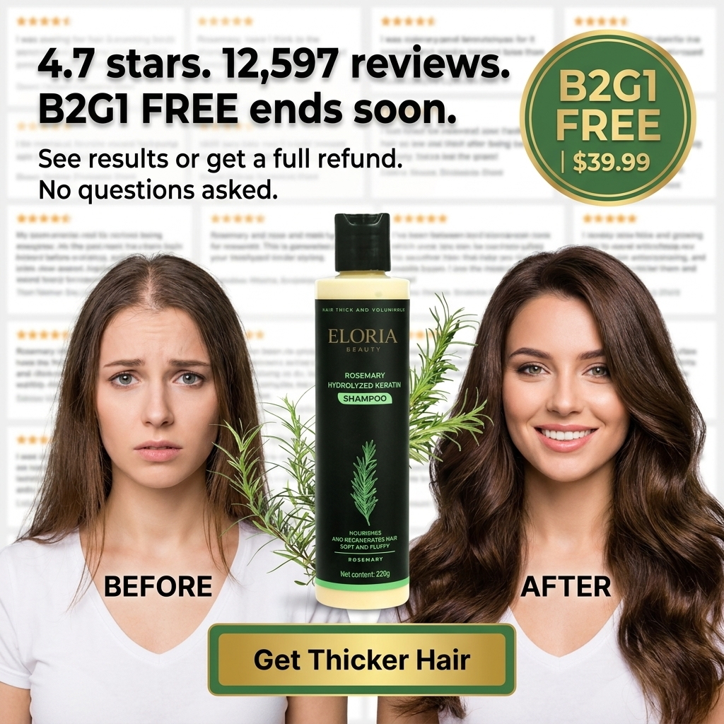 Madison Rose Facebook ad: Nourish Your Hair Naturally