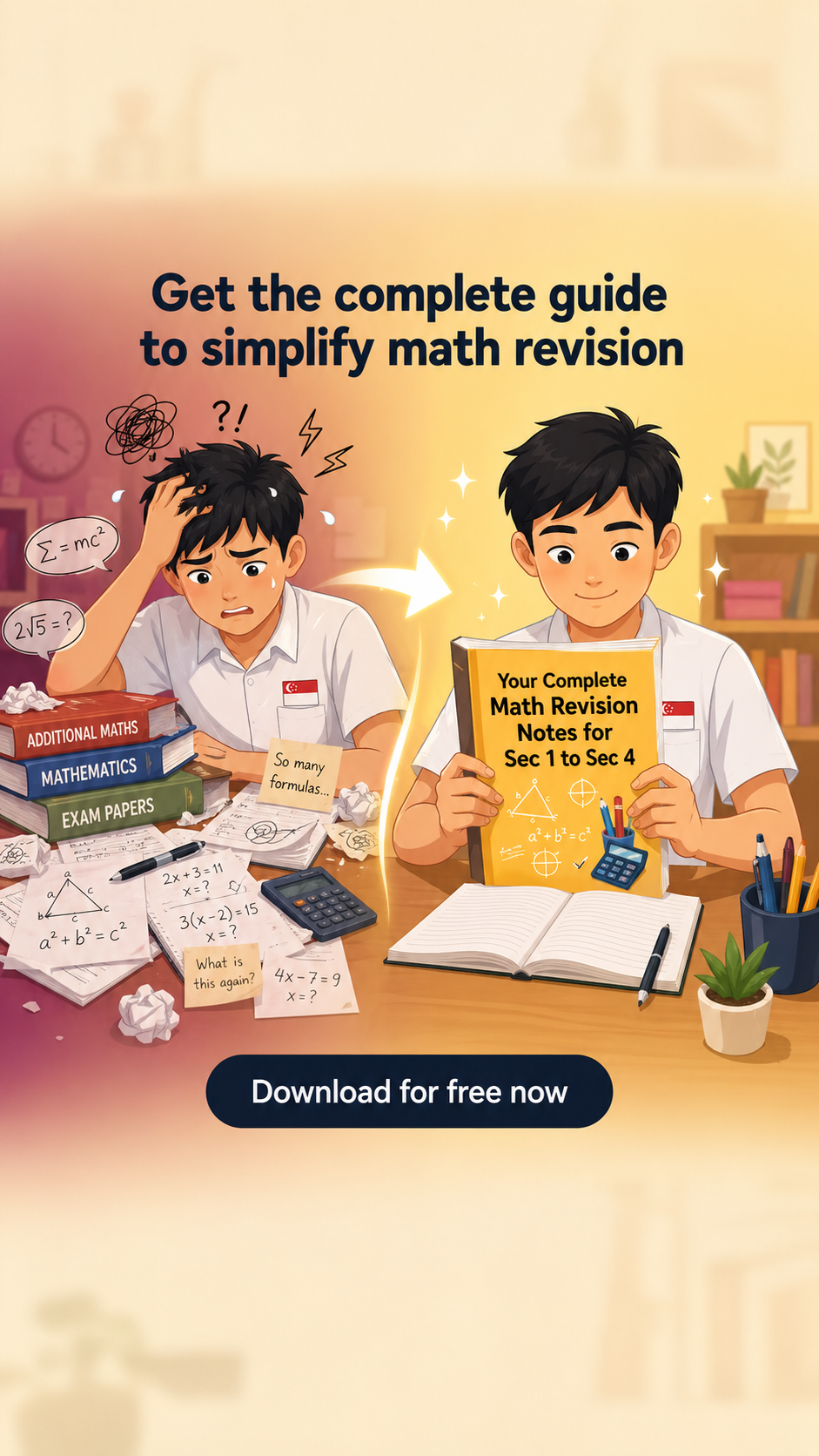 Jimmy Maths Facebook ad