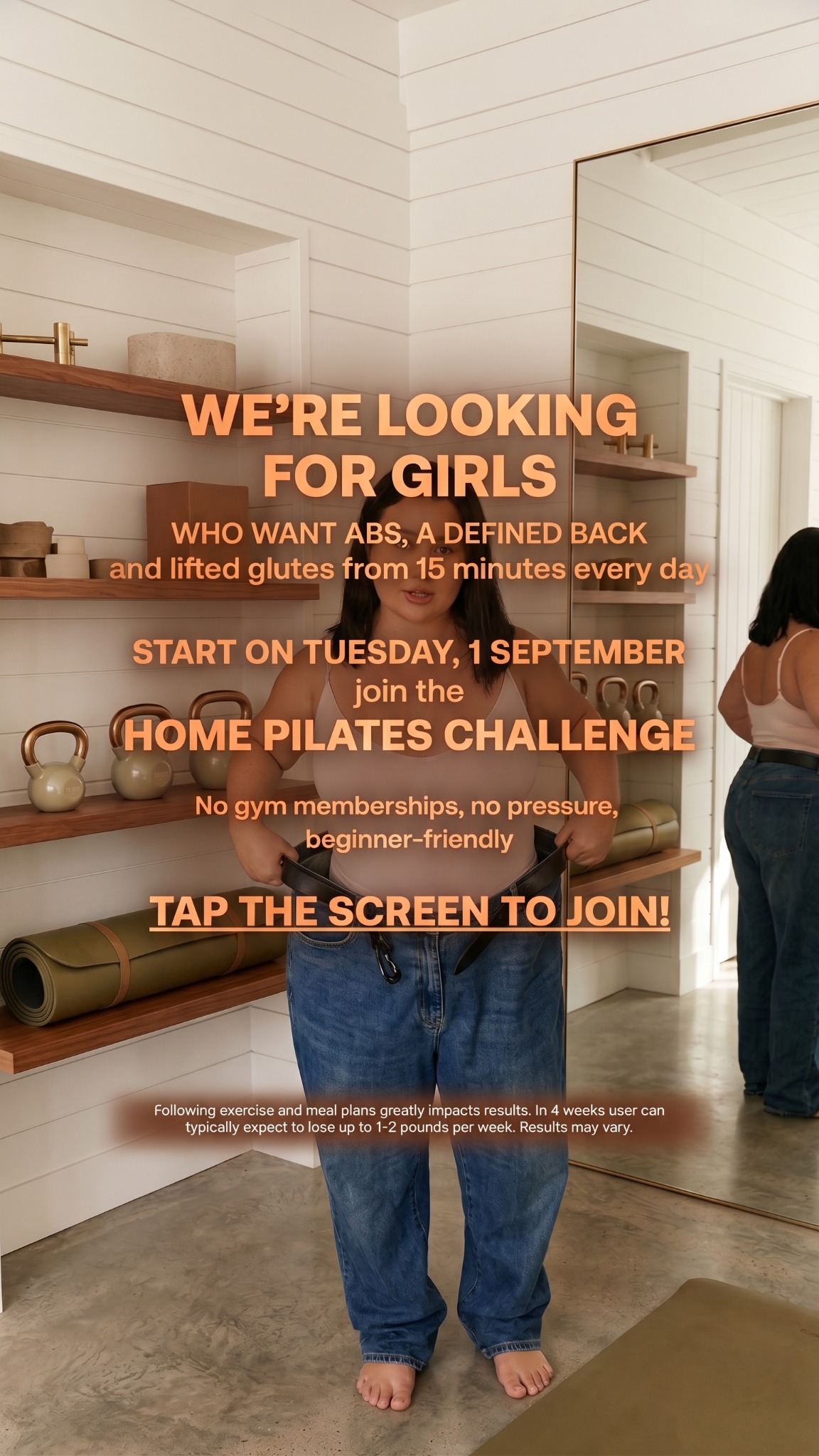 28 Day Challenge Facebook ad