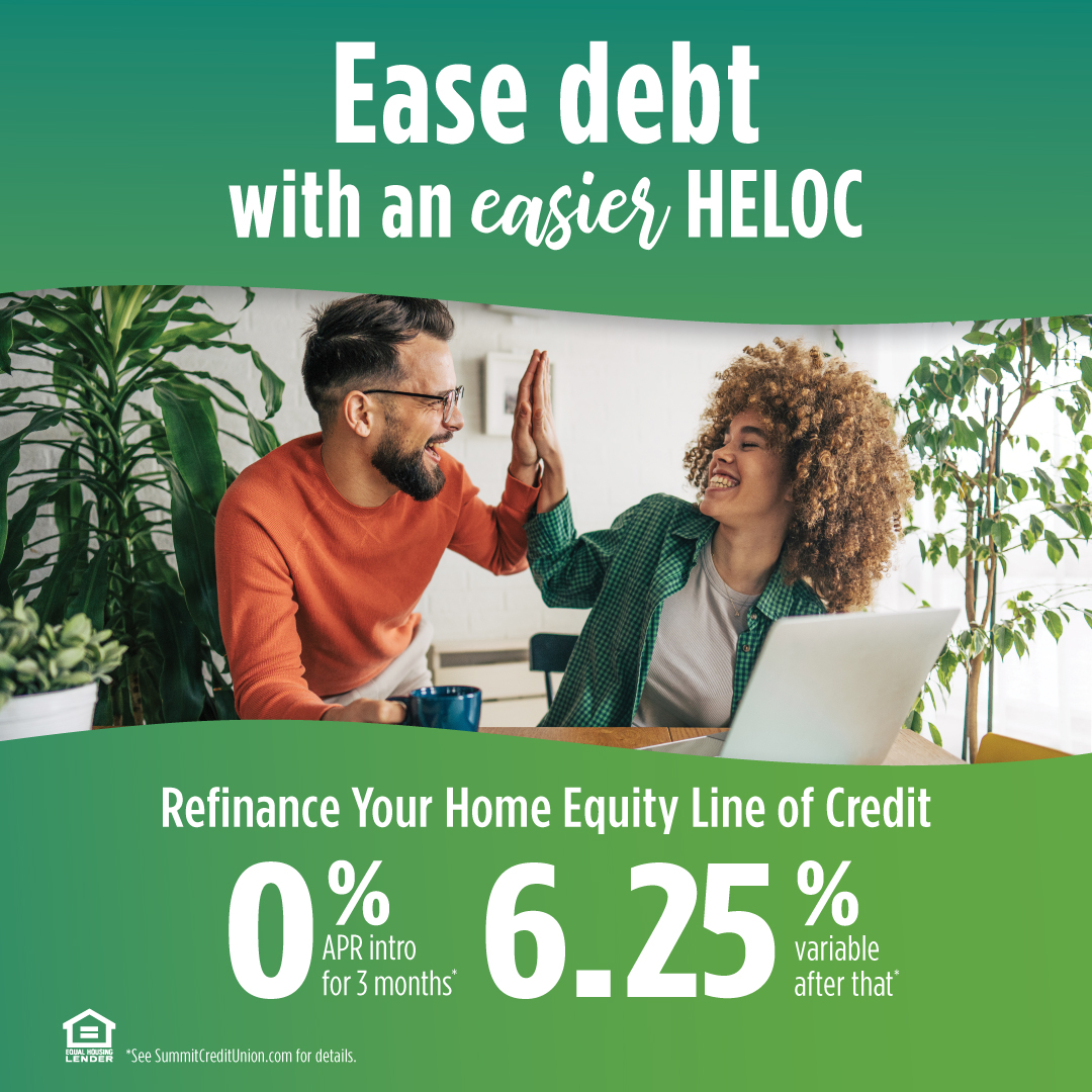 Summit Credit Union Facebook ad