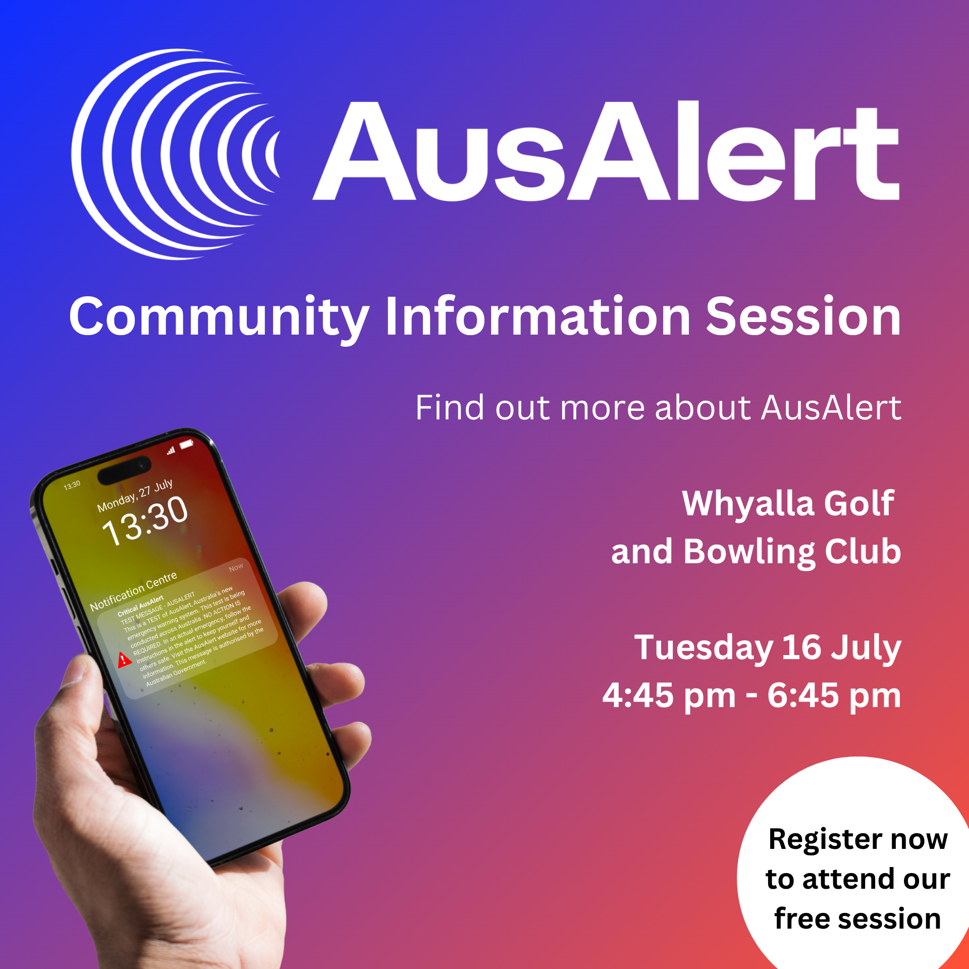 South Australian Fire and Emergency Services Commission Facebook ad