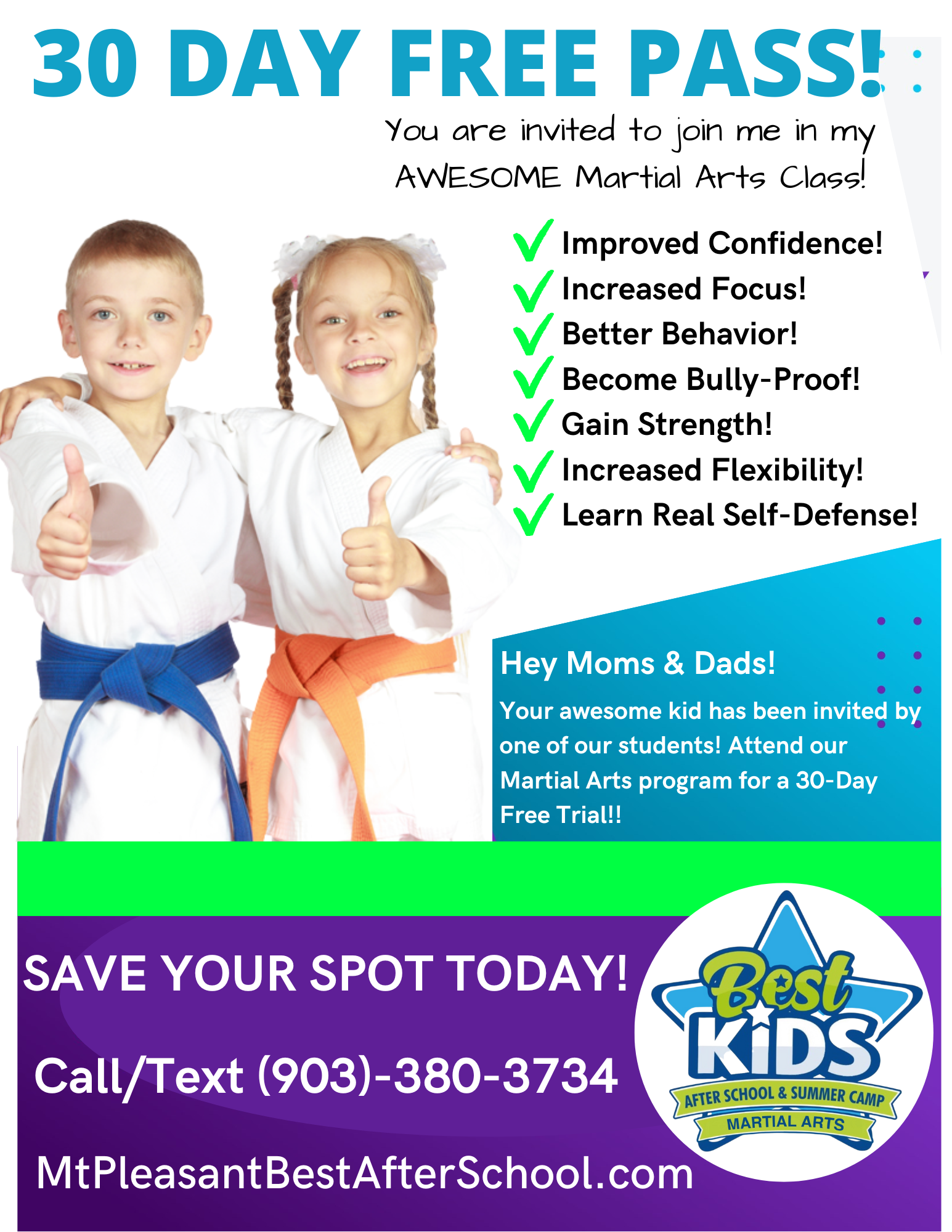 Mt. Pleasant’s Best After School & Summer Camp Facebook ad from Aug 5, 2024