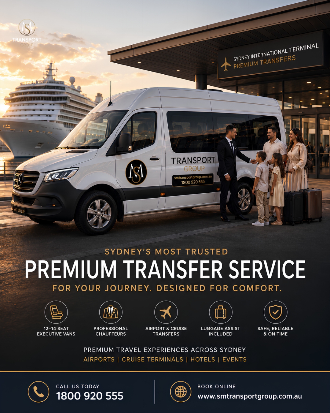 S & M Transport Group - Private Shuttle Bus Liverpool Facebook ad