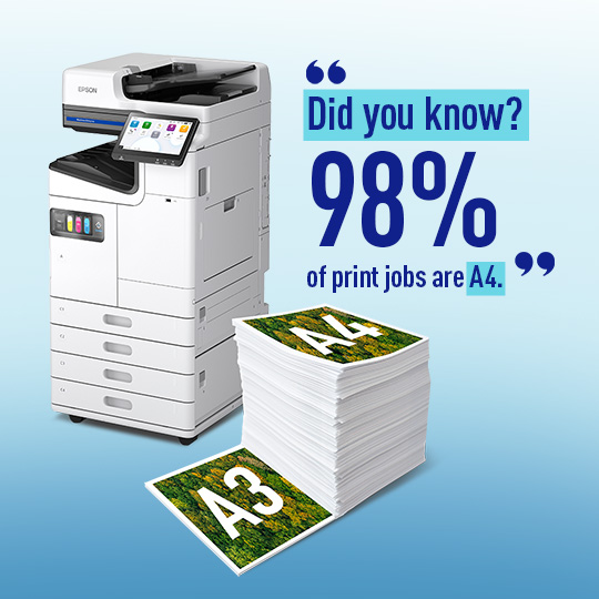 Epson Facebook ad: Smarter printing is not about size, it’s about…