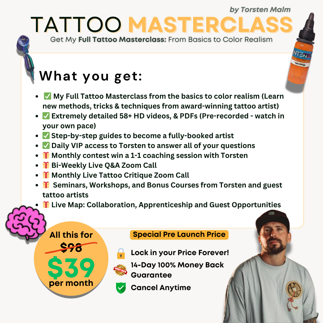 Tattoo Masterclass - Torsten Malm Facebook ad from May 13, 2026