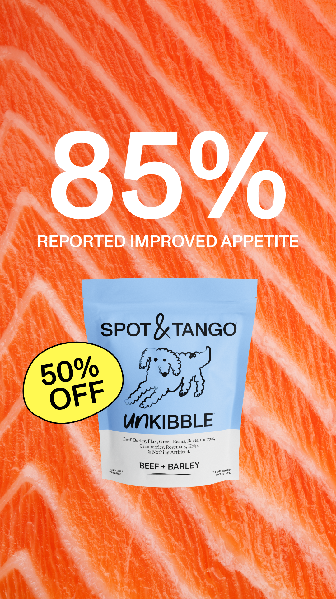 Spot and Tango Facebook ad