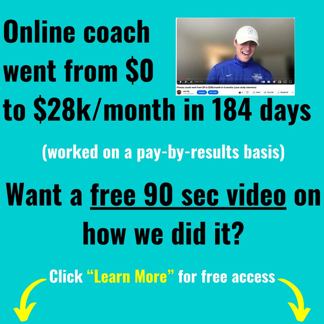 Jack Bly Coaching Facebook ad