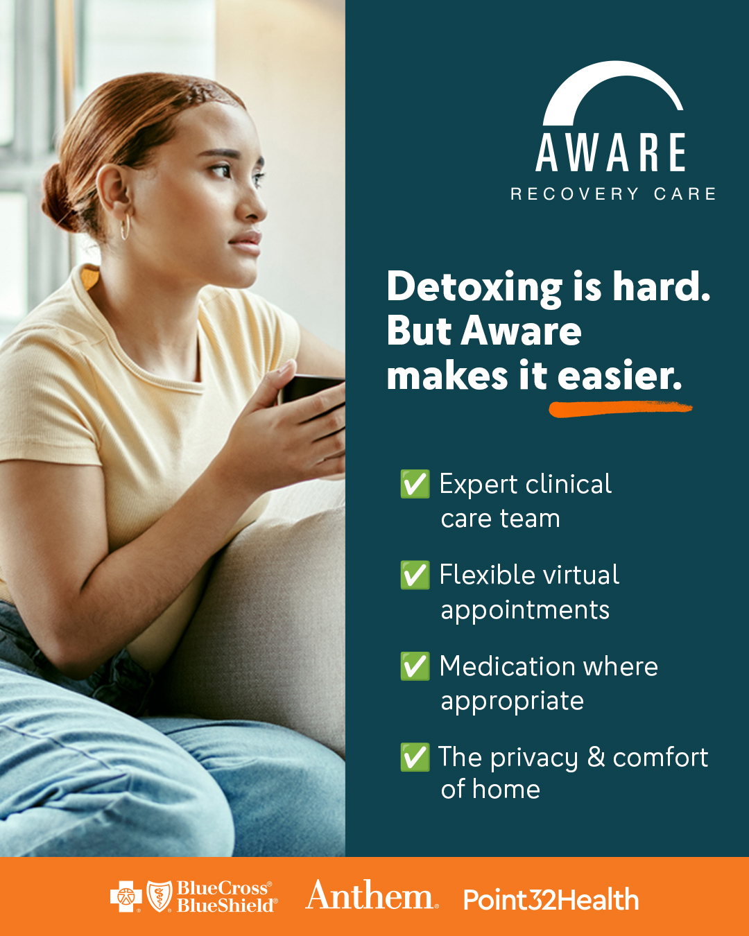 Aware Recovery Care, Inc Facebook ad from Nov 5, 2025
