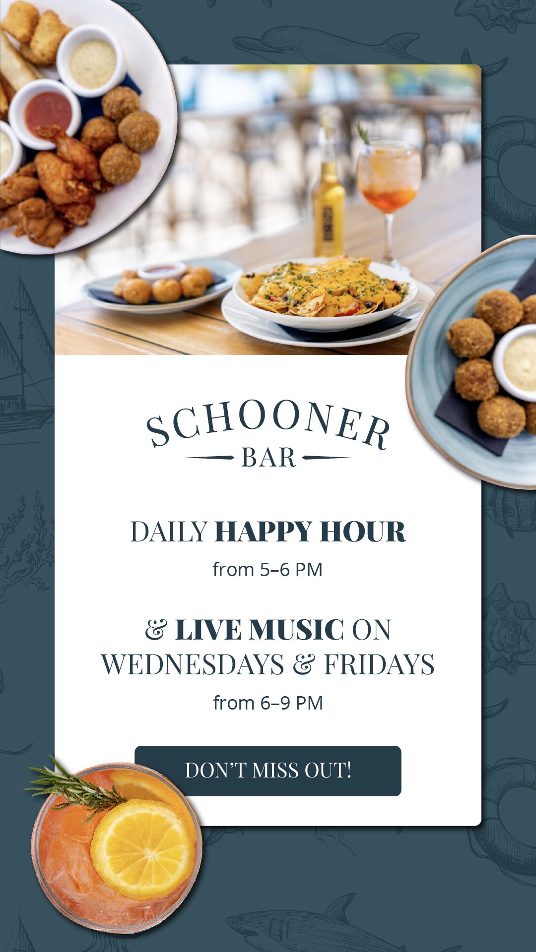 Schooner Bar Curacao Facebook ad from Mar 27, 2025