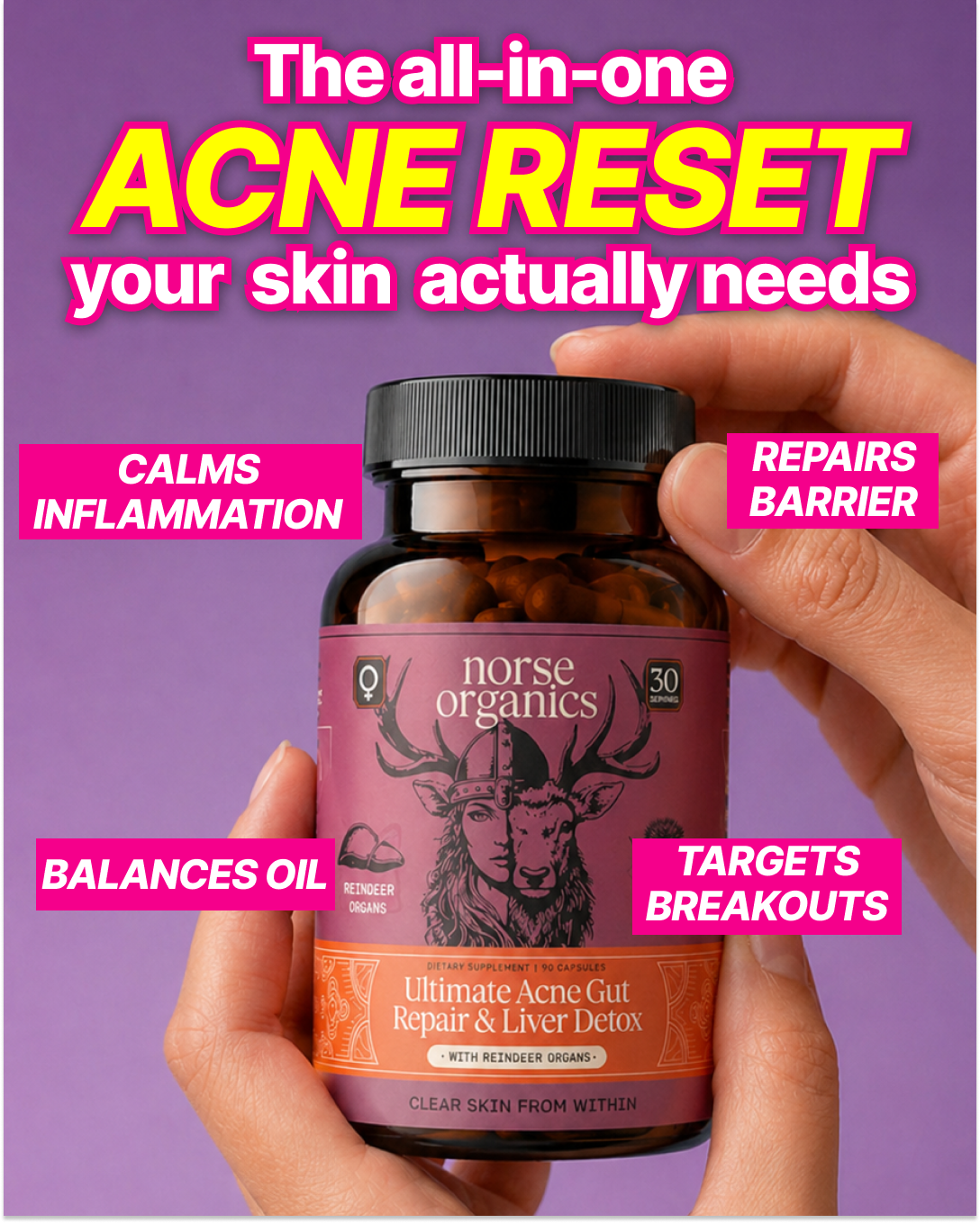 Norse Organics Facebook ad