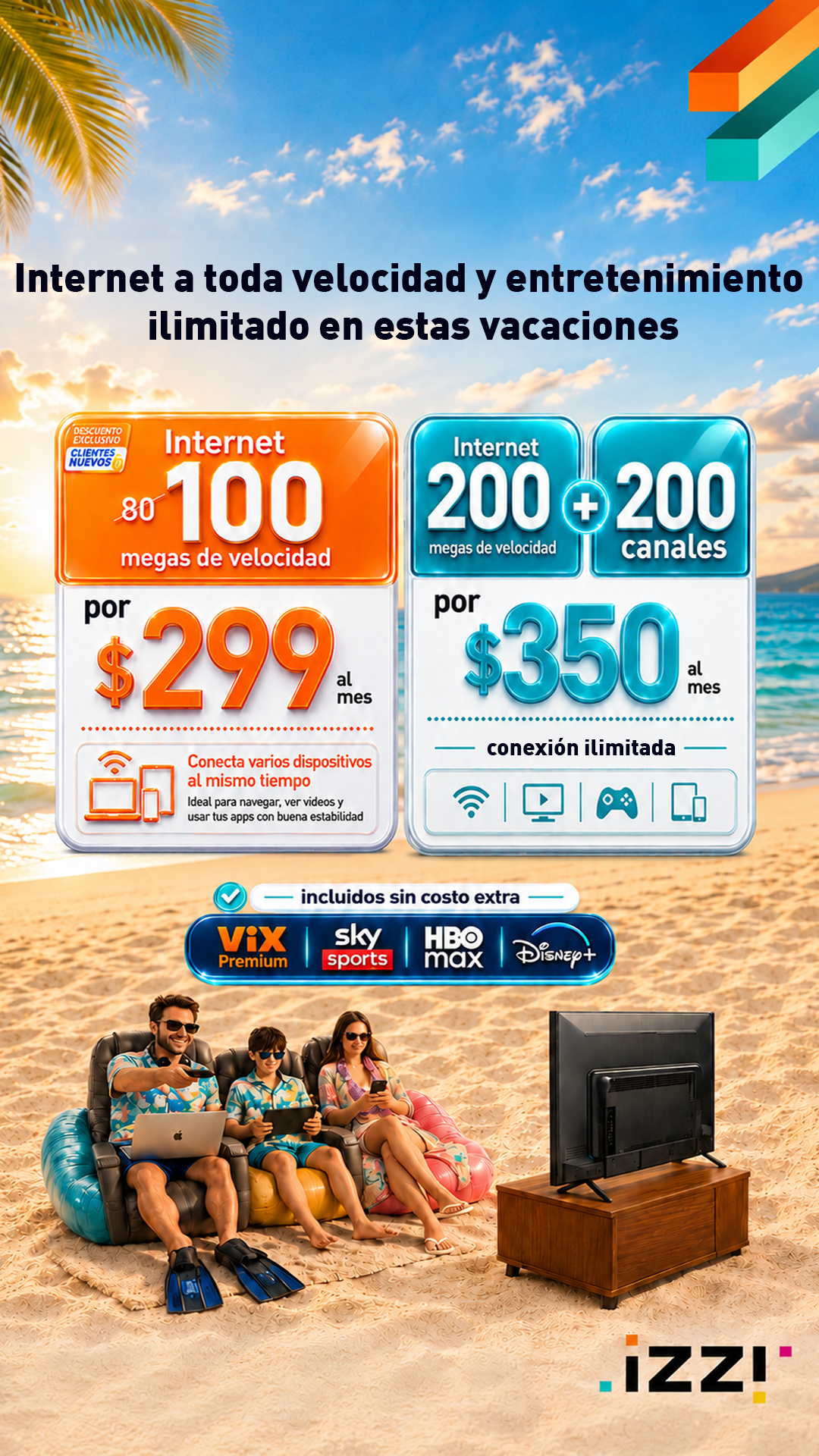 VV Trade distribuidor autorizado izzi Facebook ad from Jun 9, 2026
