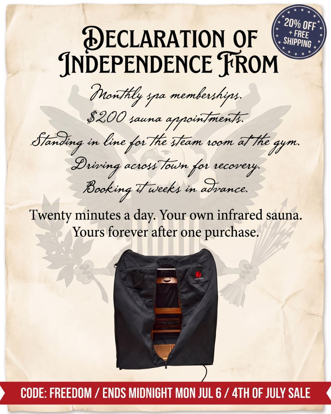 Therasage Facebook ad