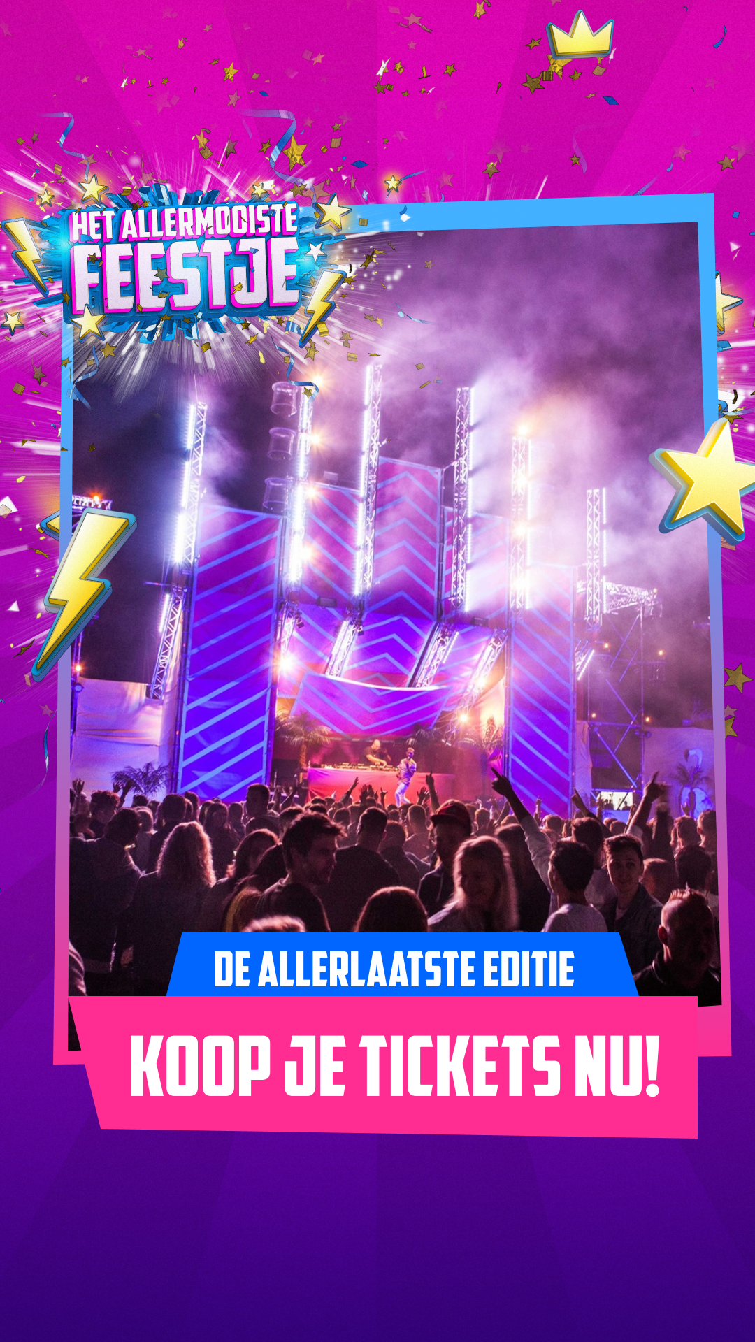 Het Allermooiste Feestje Facebook ad from May 19, 2026