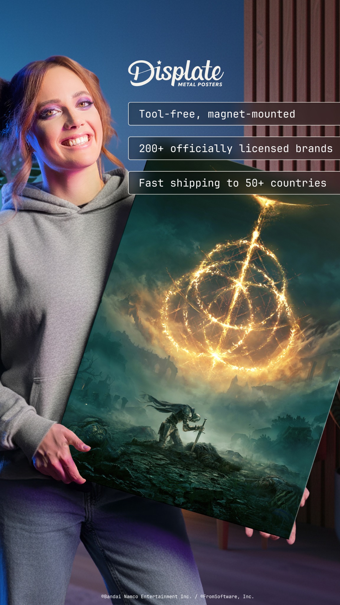 Displate Facebook ad