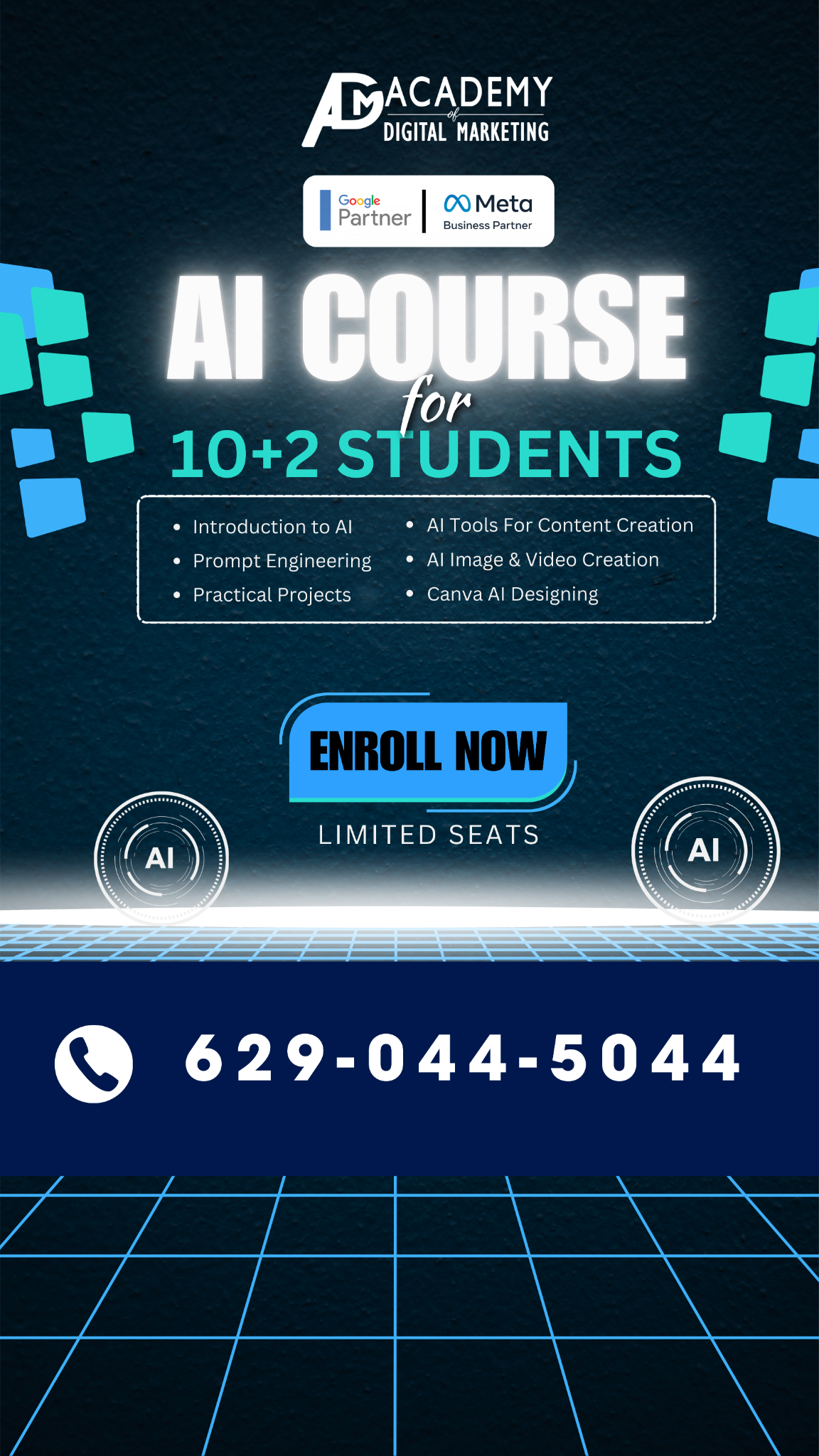 Academy Of Digital Marketing Facebook ad from Feb 14, 2026