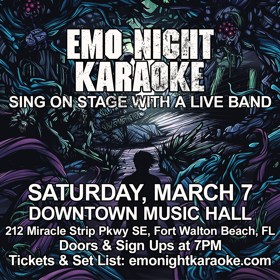 Emo Night Karaoke Facebook ad: Emo Night Karaoke Fort Walton Beach