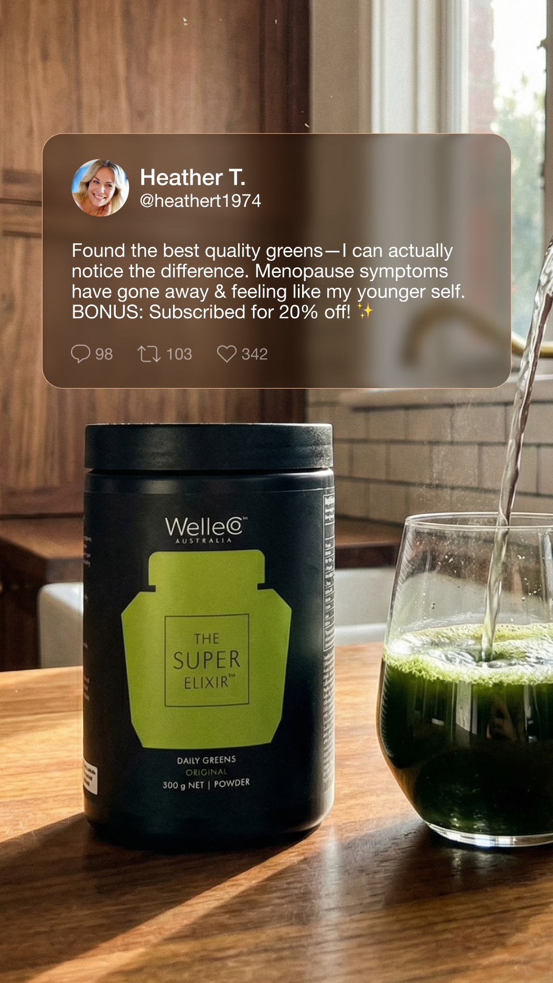 WelleCo Facebook ad