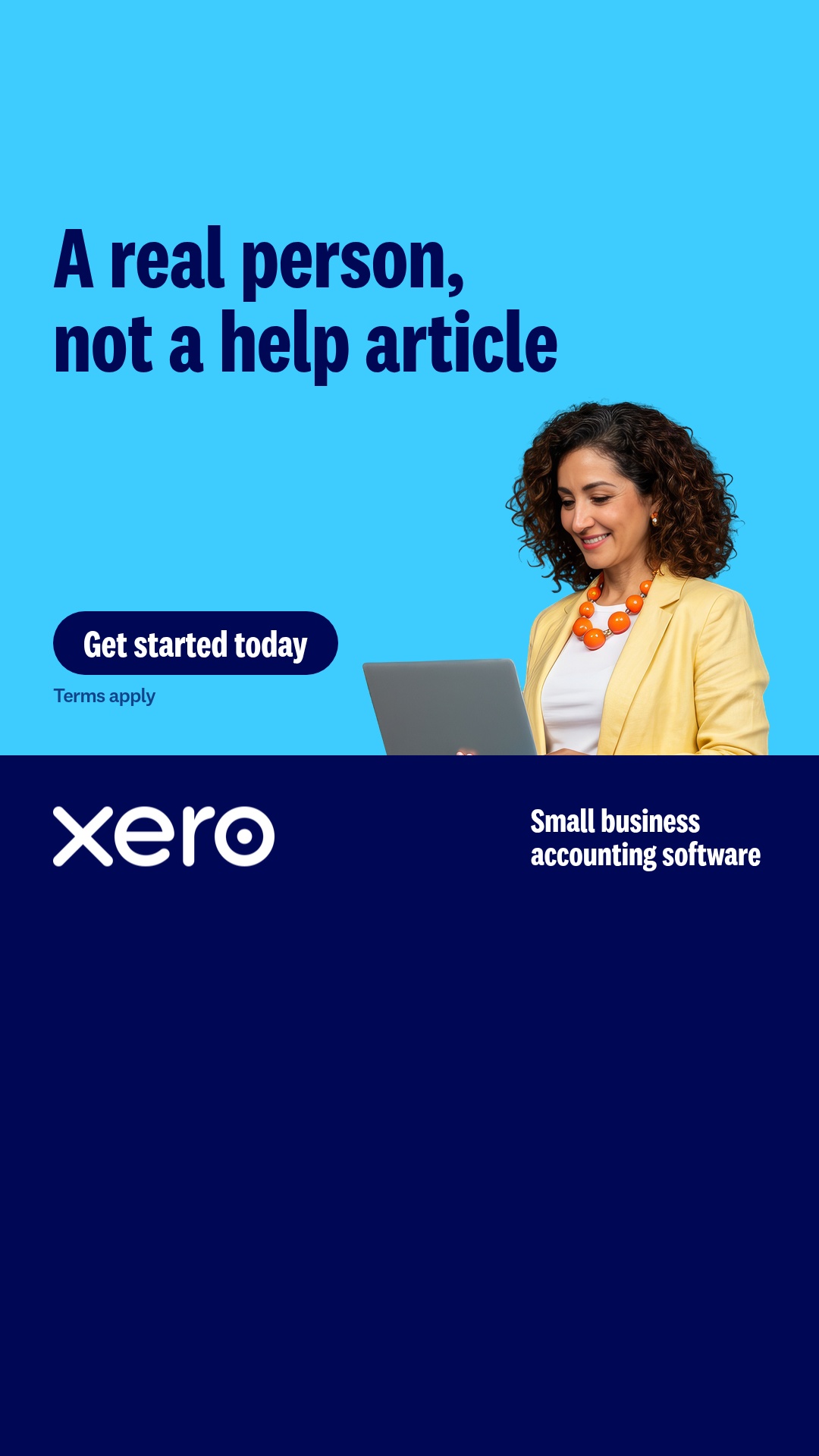 Xero Facebook ad