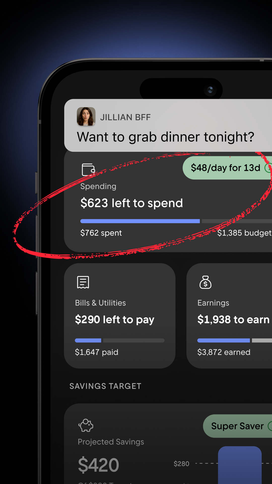 Rocket Money Facebook ad