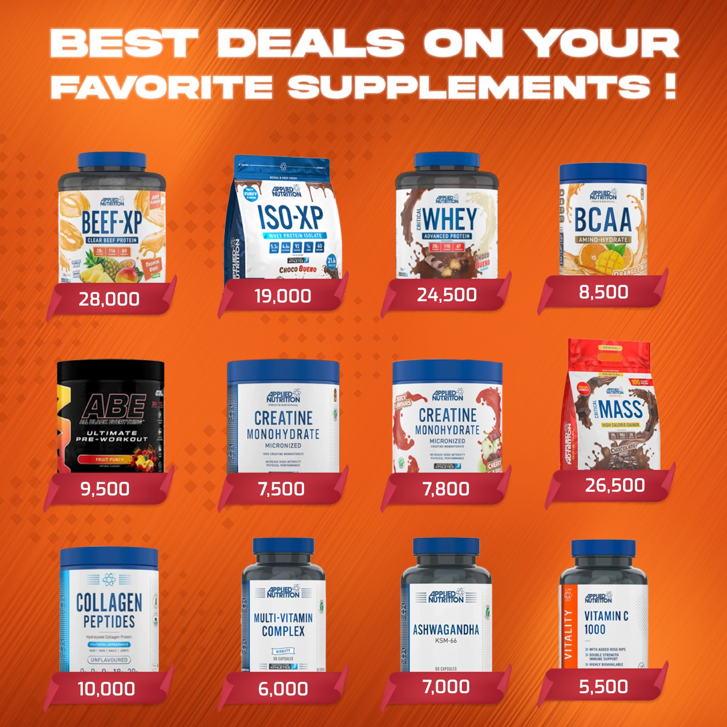 Supplement Factory Sri Lanka Facebook ad: Fuel your fitness the right way!