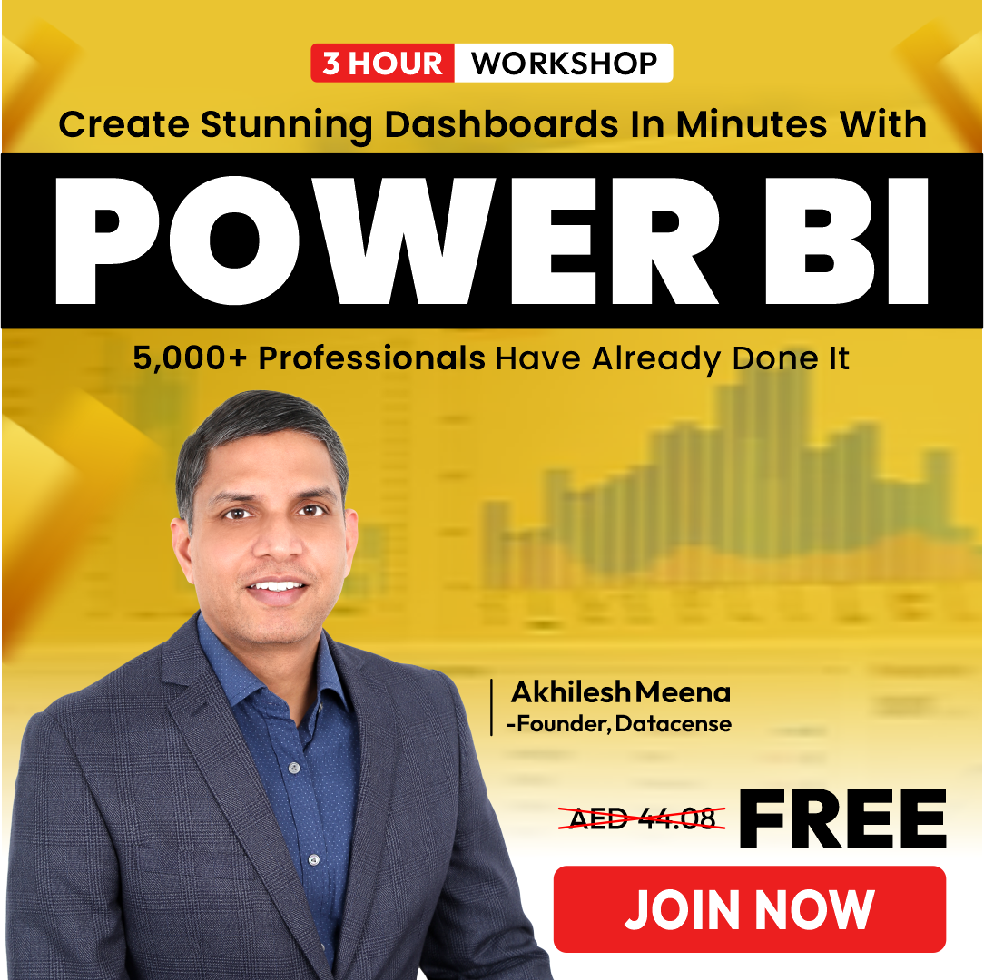 Datacense Facebook ad: Learn PowerBI - Enroll Now!