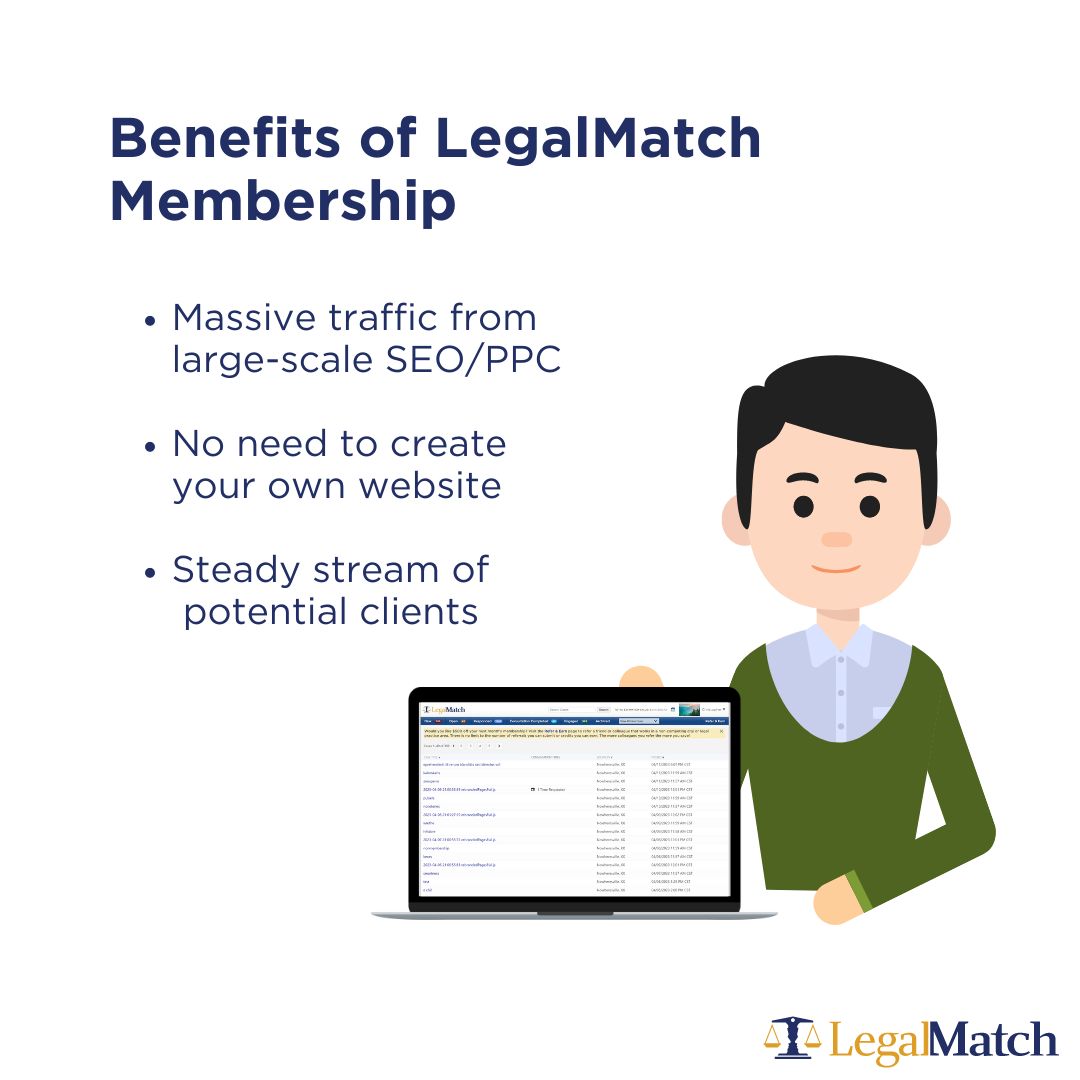 LegalMatch for Attorneys Facebook ad from Apr 22, 2025