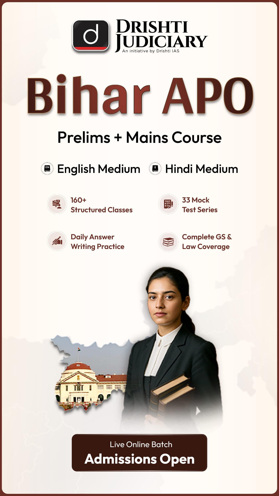 Drishti Judiciary Facebook ad