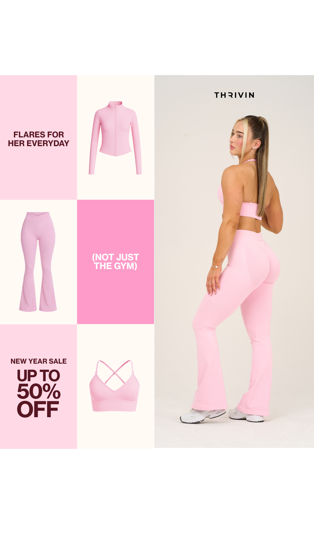 Thrivingymwear Facebook ad
