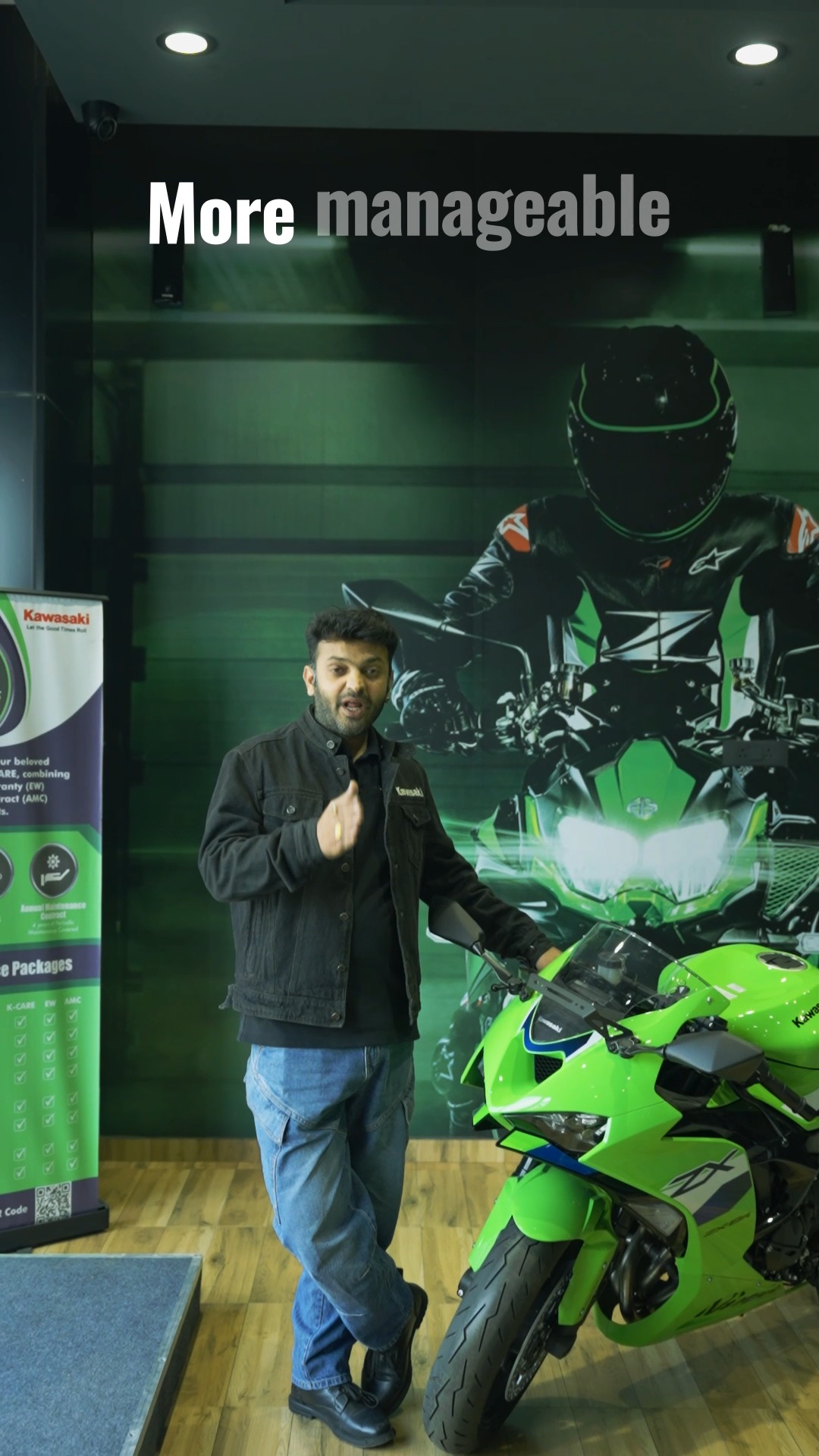 Kawasaki Ahmedabad Facebook ad: Not every conversation ends with a handshake…