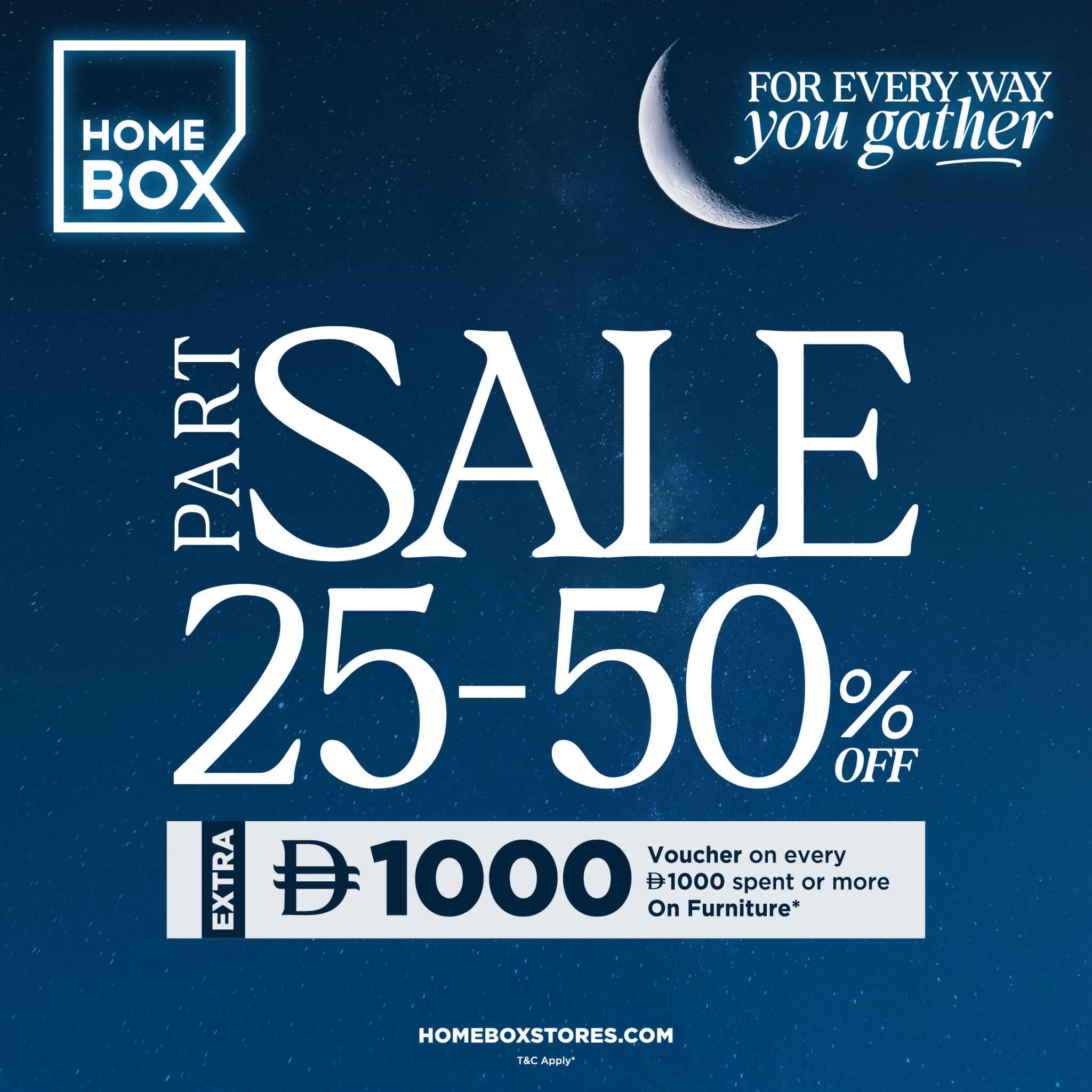 Homebox Stores Facebook ad