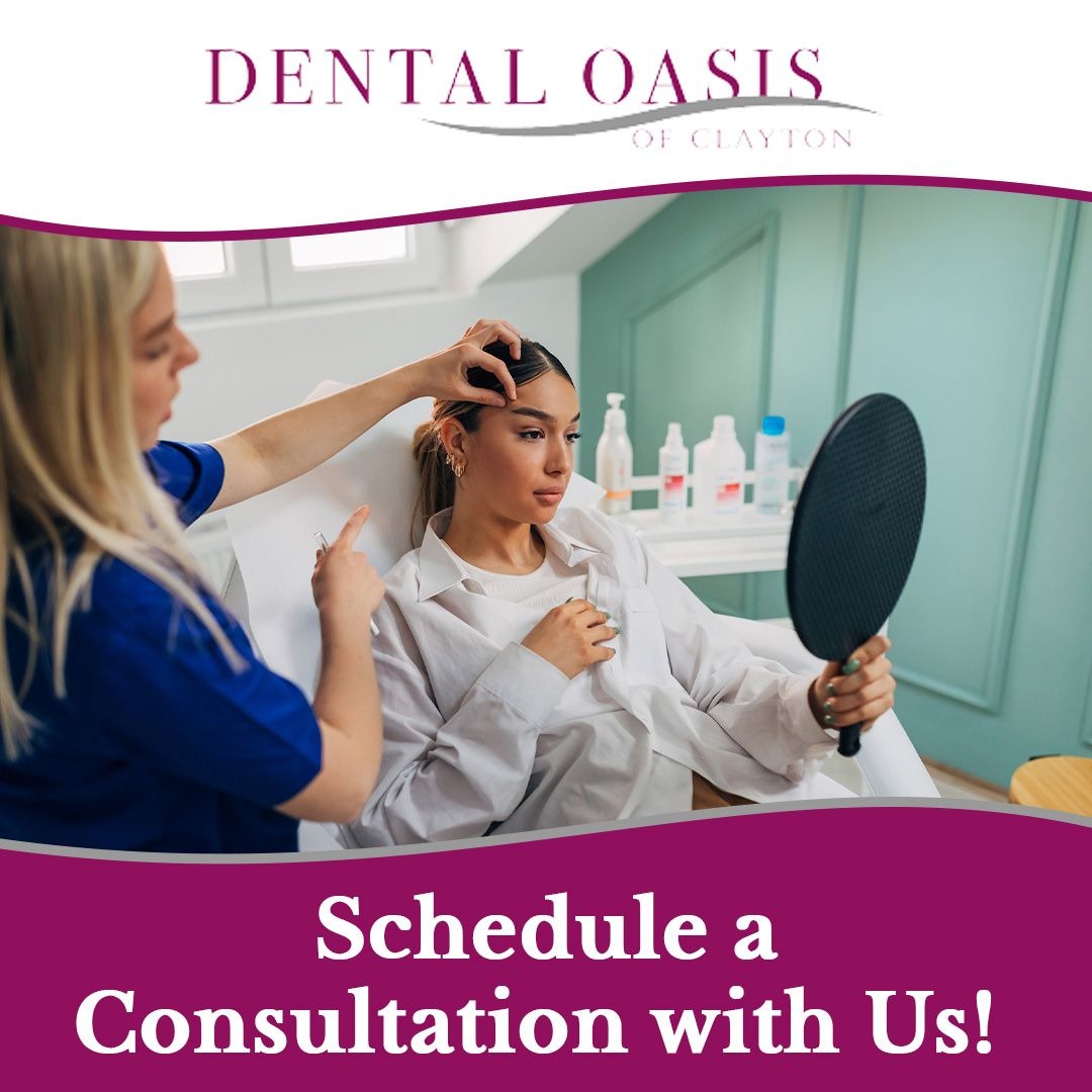 Dental Oasis of Clayton Facebook ad: Come to a dental office that cares and…
