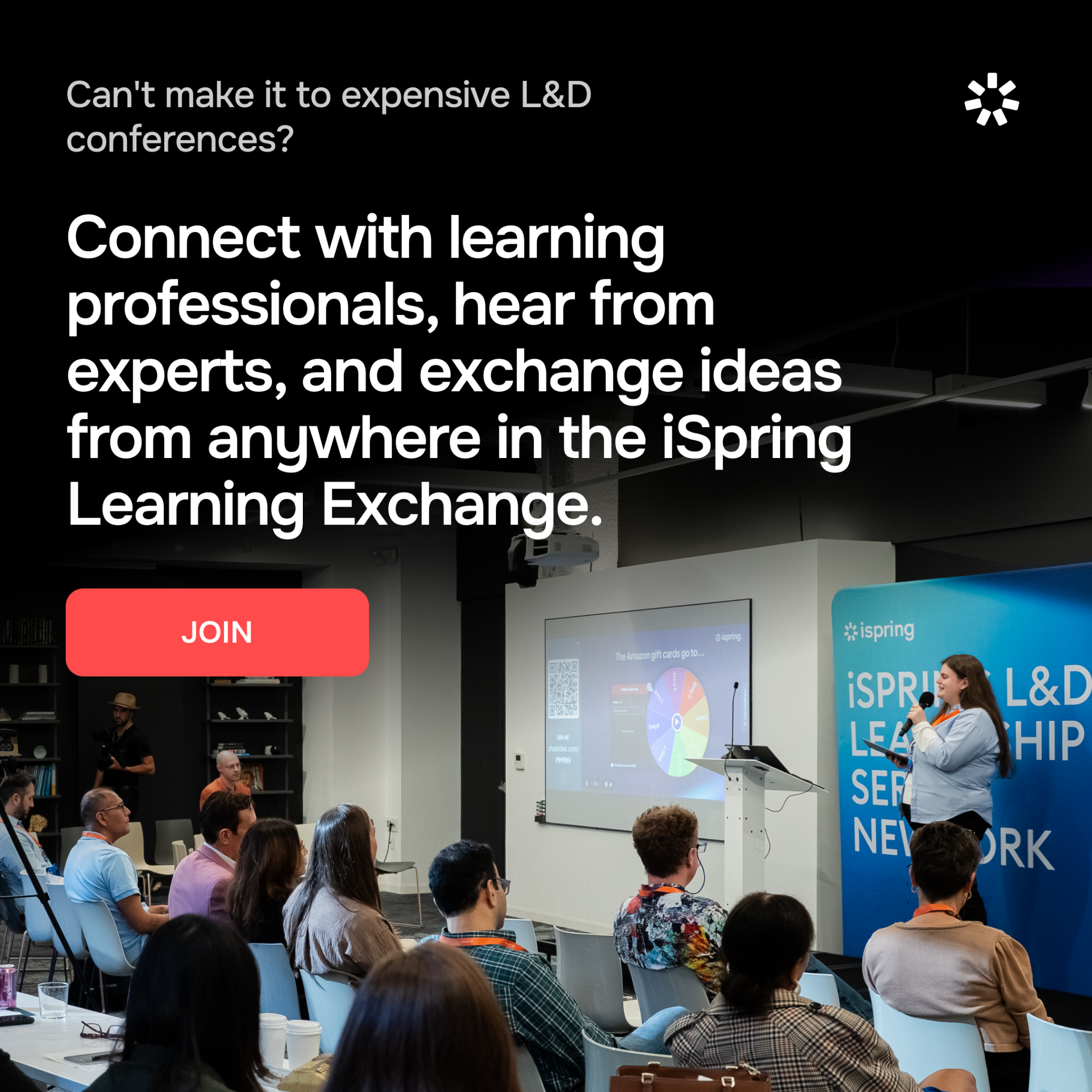 ISpring Solutions Facebook ad: Instructional Design & L&D Community | iSpring Learning…