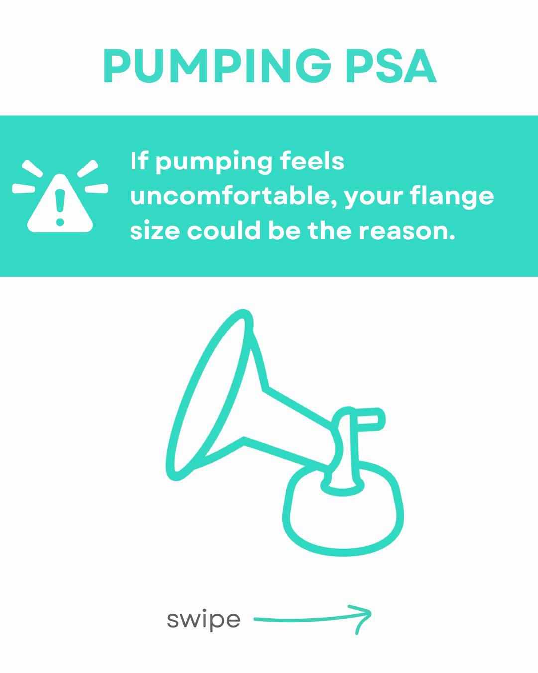 Cimilre Breast Pumps Facebook ad: Not all flanges are one-size-fits-all.