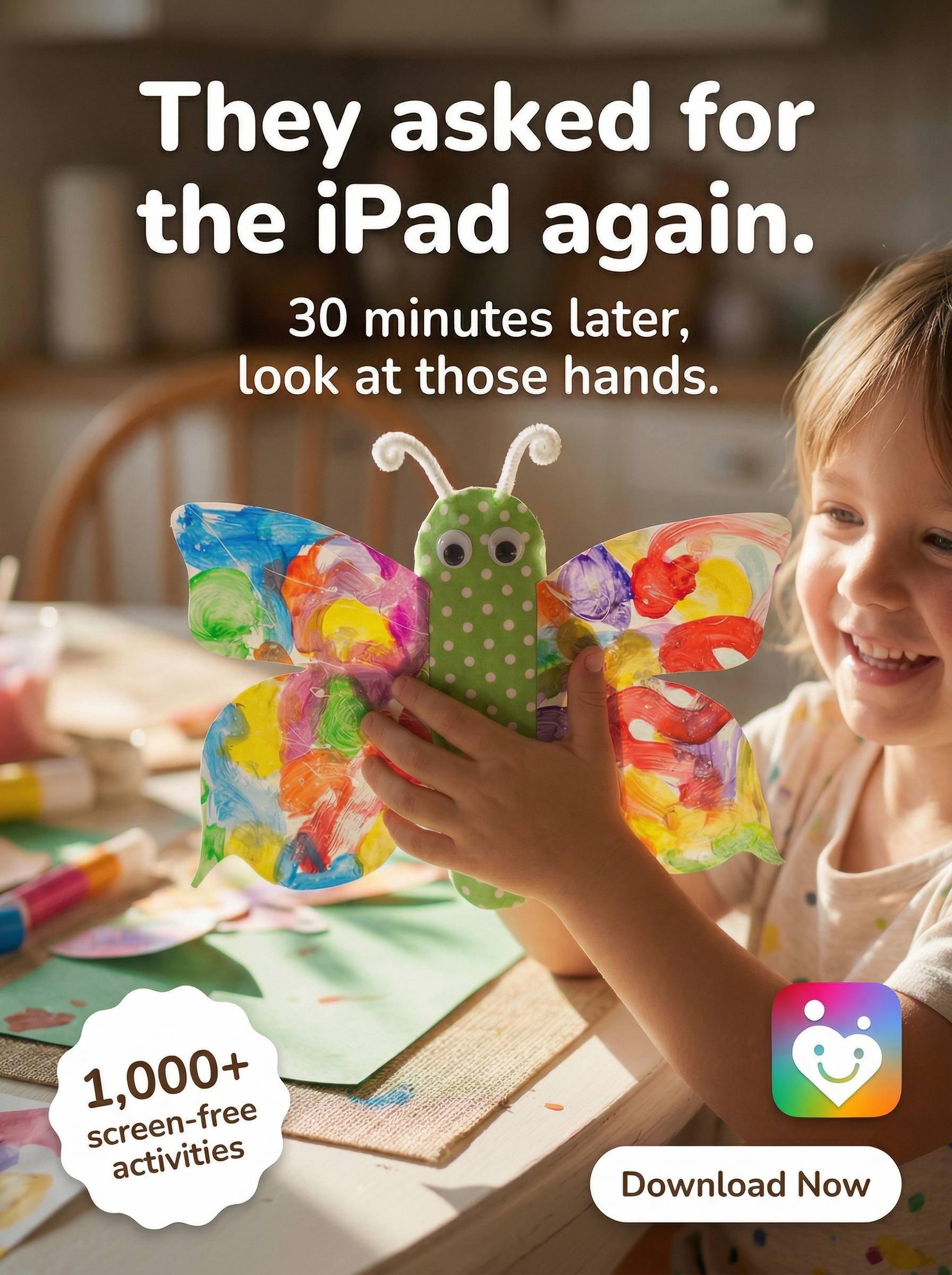 Hearty App Facebook ad