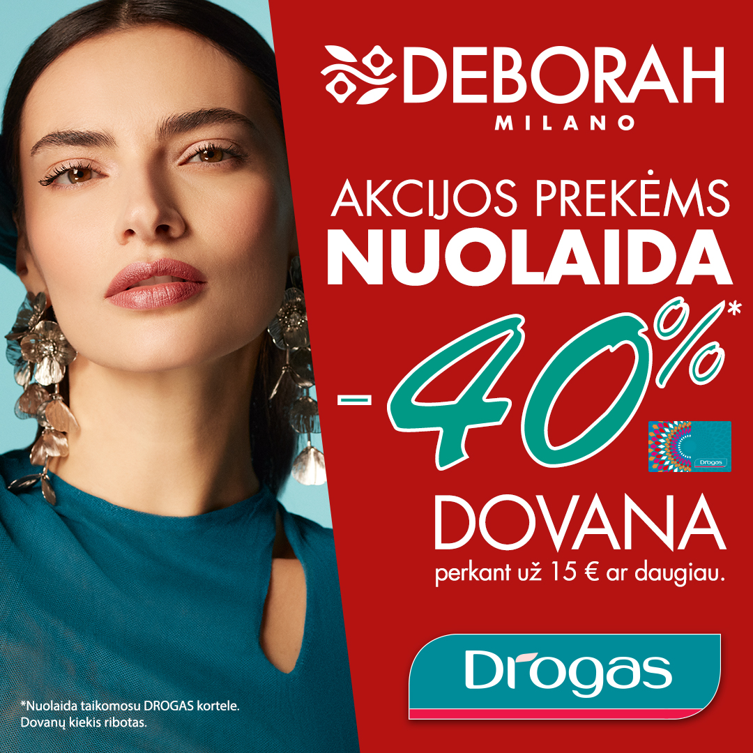 Deborah Milano - Lietuva Facebook ad: Grožio favoritai su -40% nuolaida!