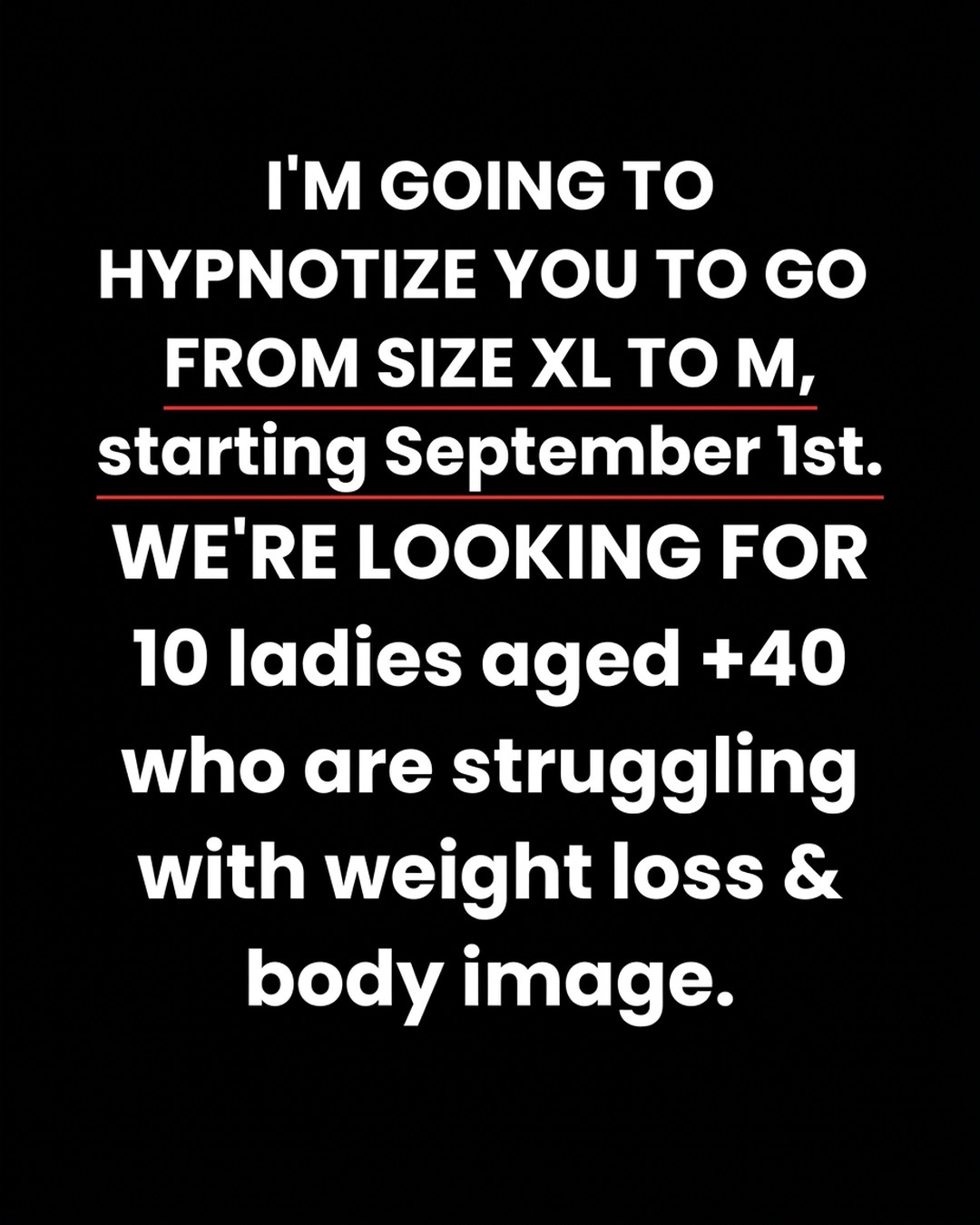 Hypnozio: power of hypnotherapy Facebook ad