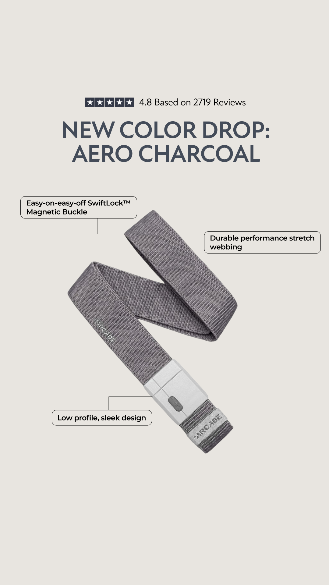 Arcade Belts Facebook ad