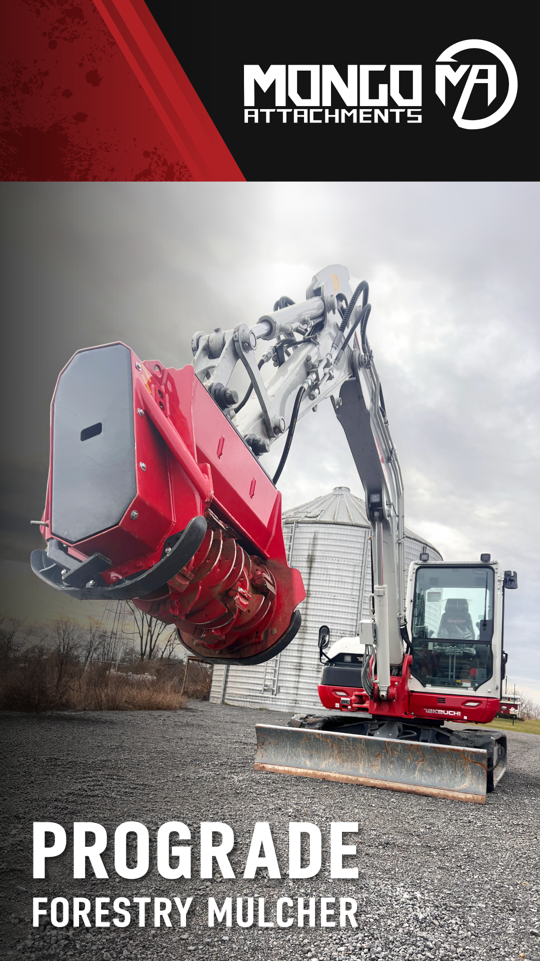 Mongo Attachments Facebook ad: ProGrade Forestry Mulchers