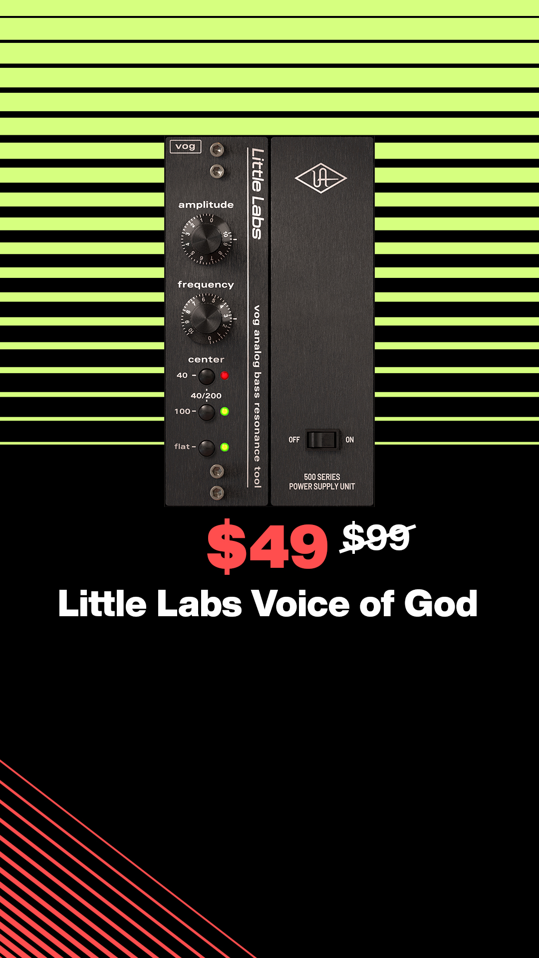 Universal Audio Facebook ad