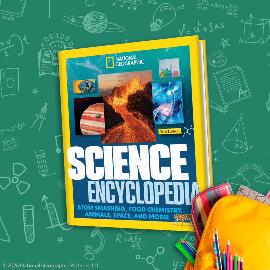 Random House Children's Books Facebook ad: Ace the new school year with Nat Geo…