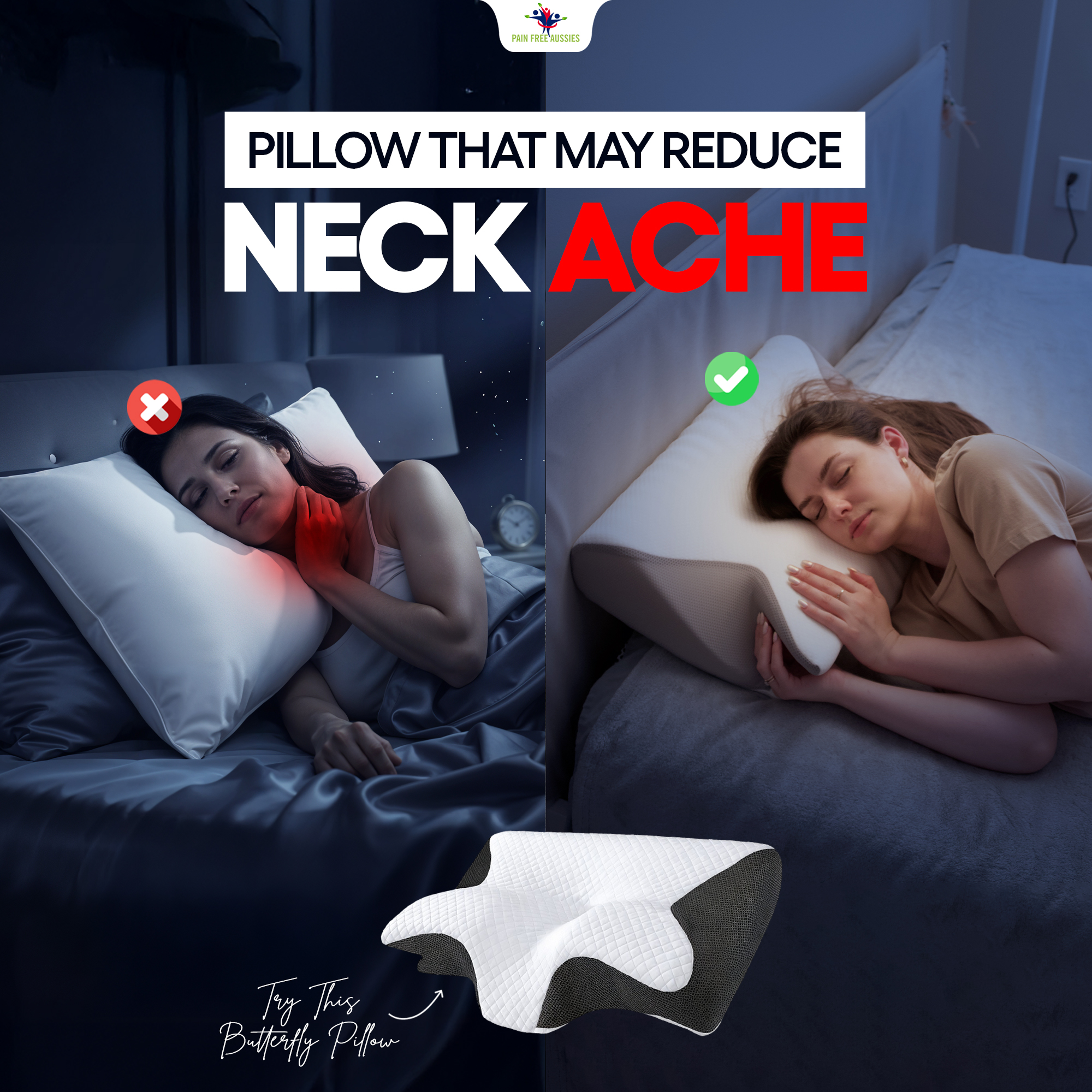 Pain Free Aussies Facebook ad