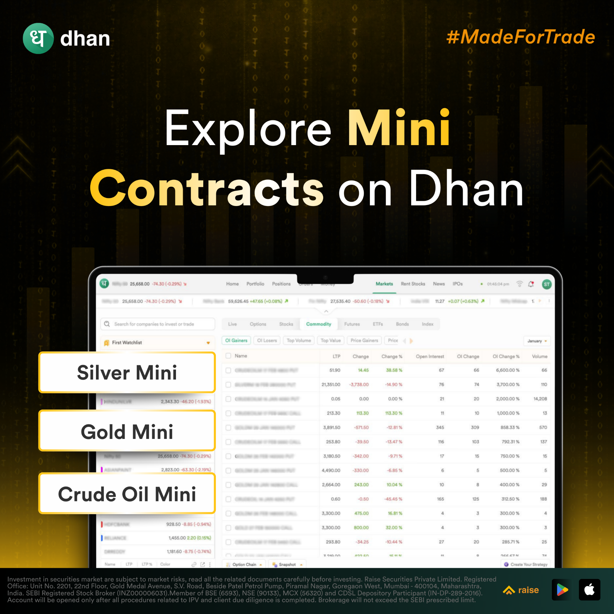 Dhan Facebook ad