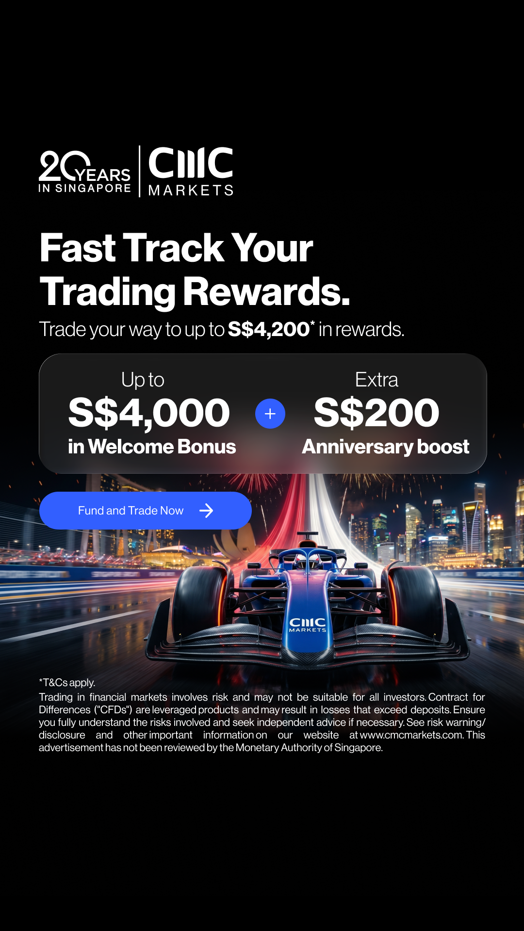 CMC Markets Singapore Facebook ad