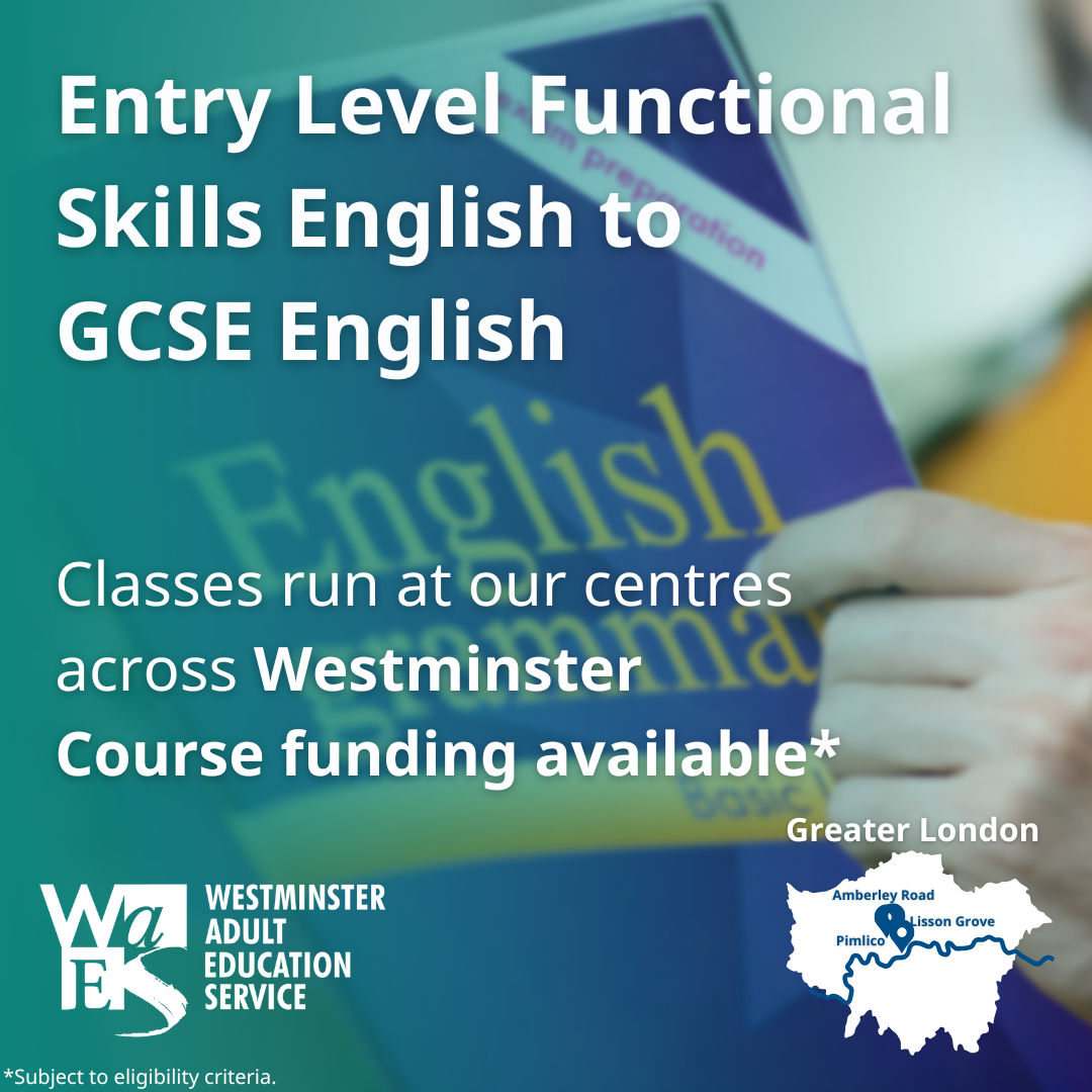 Westminster Adult Education Service Facebook ad
