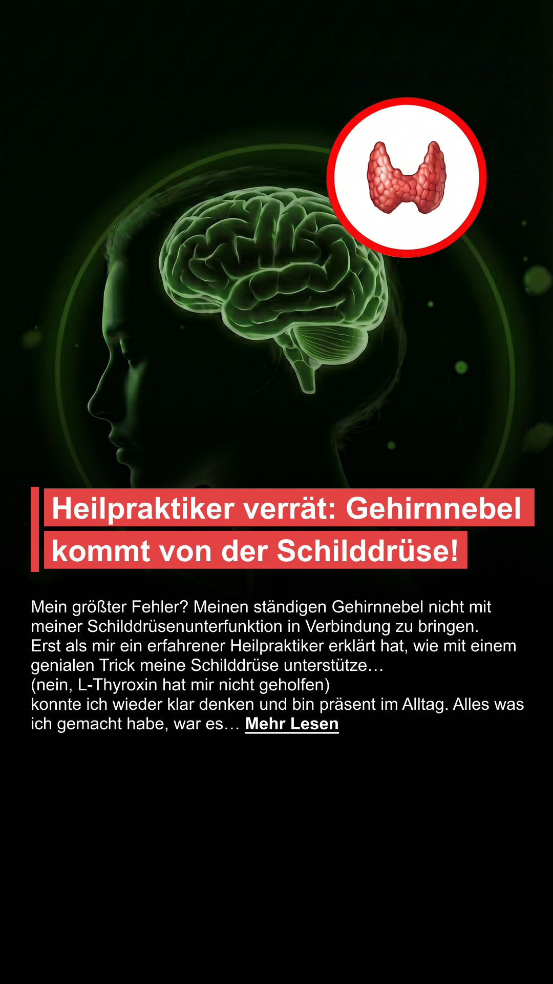 Mission Schilddrüse Facebook ad