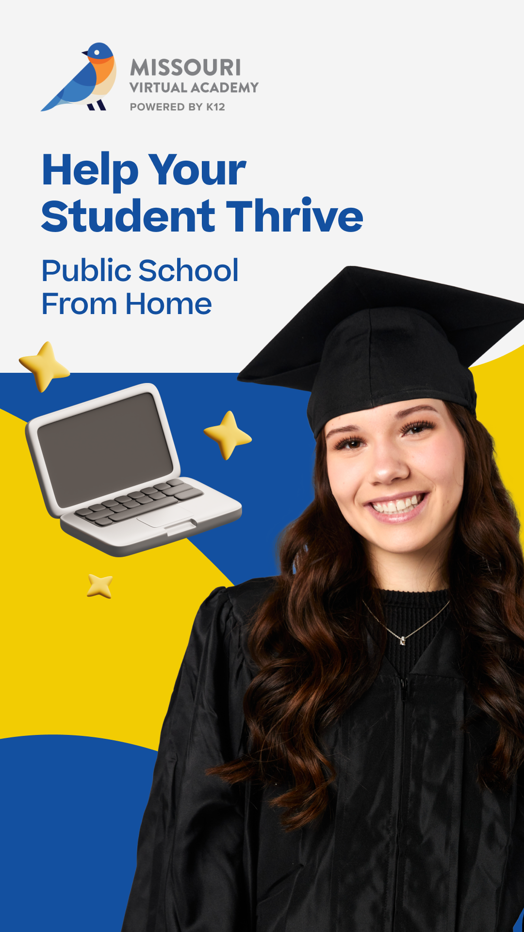 Missouri Virtual Academy Facebook ad from May 4, 2026