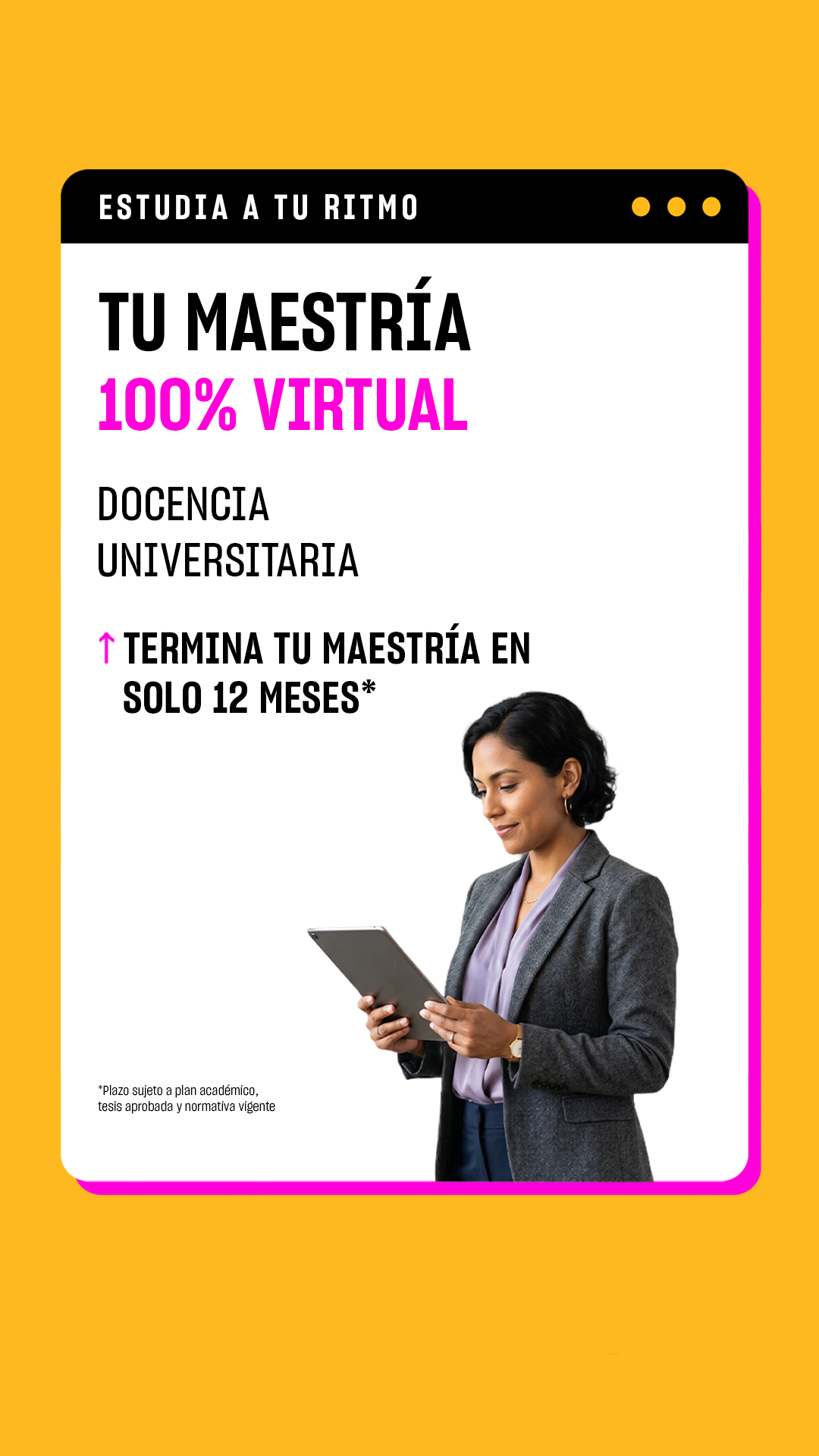 UPN Posgrado Facebook ad