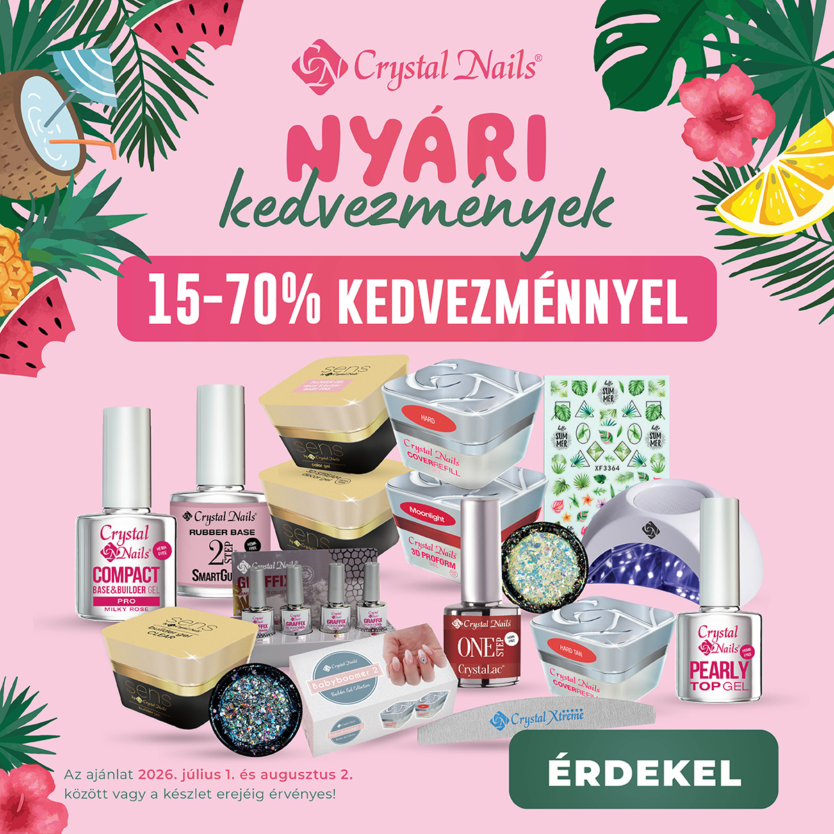 Crystal Nails Hungary Facebook ad