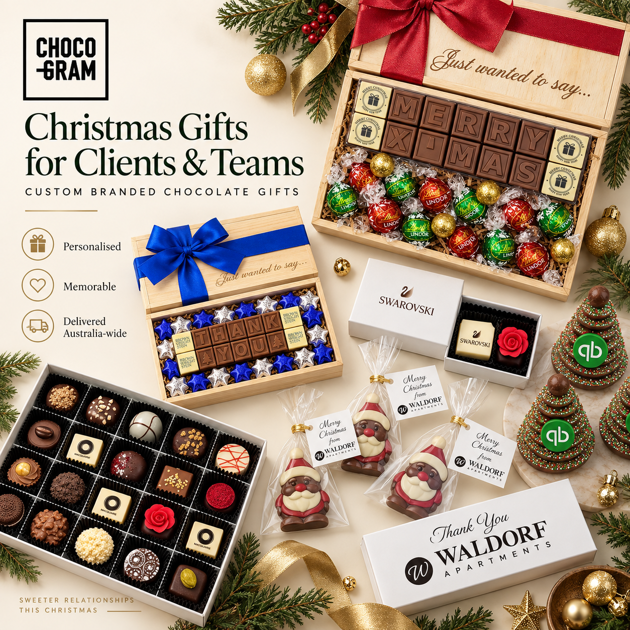 Chocogram Facebook ad: Custom artwork, minimums from 20